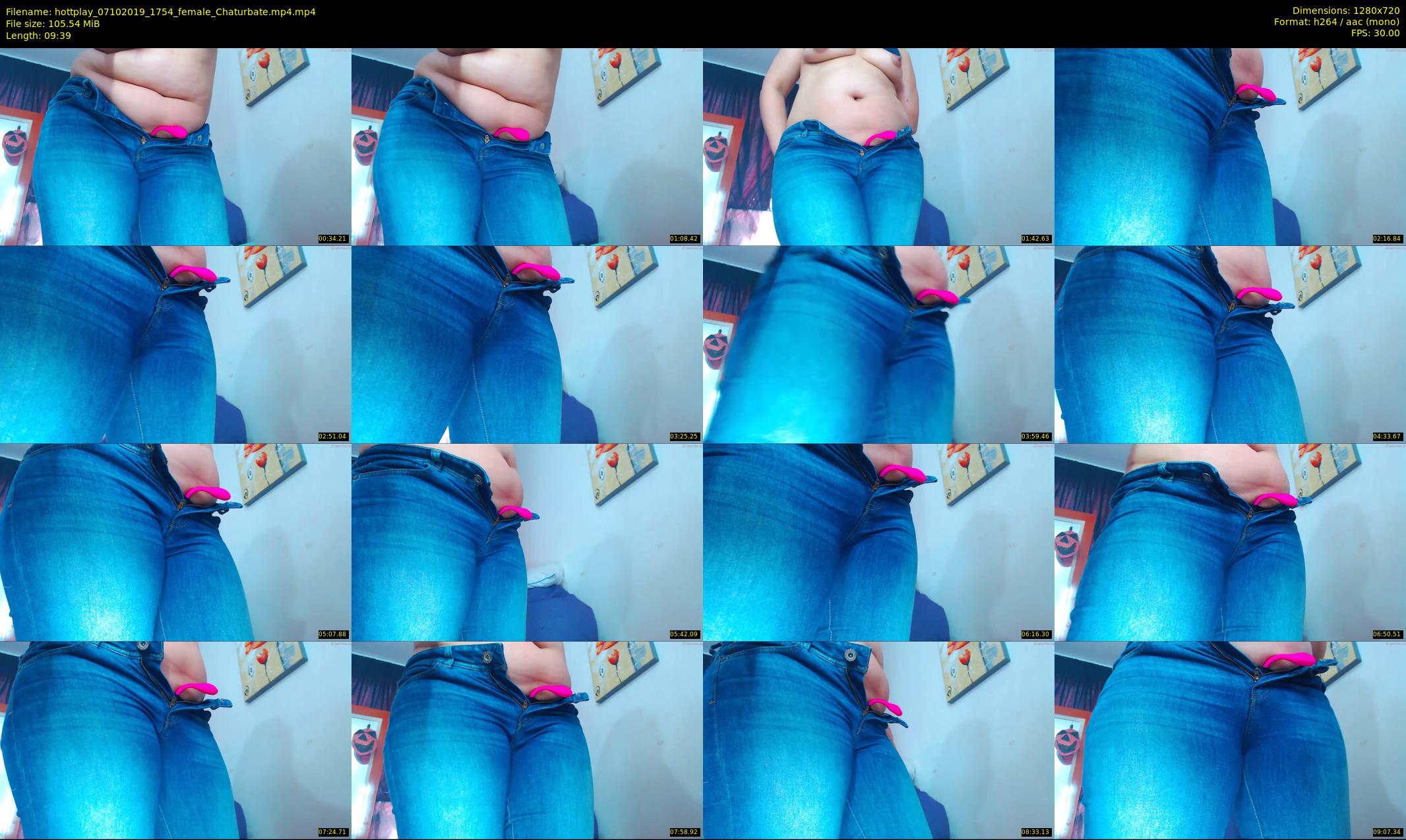hottplay — 10 minute Chaturbate female cam show recording, 720p, Oct 7, 2019