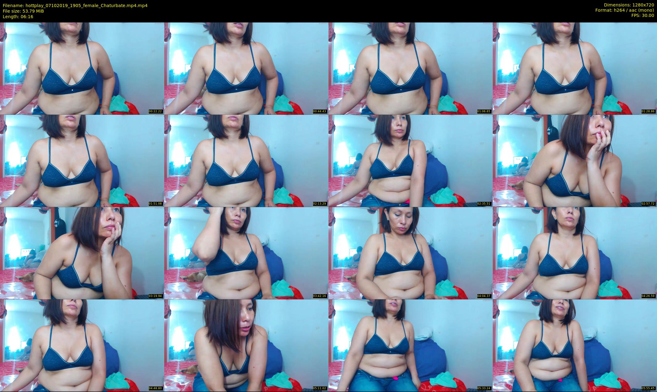 hottplay — 7 minute Chaturbate female cam show recording, 720p, Oct 7, 2019