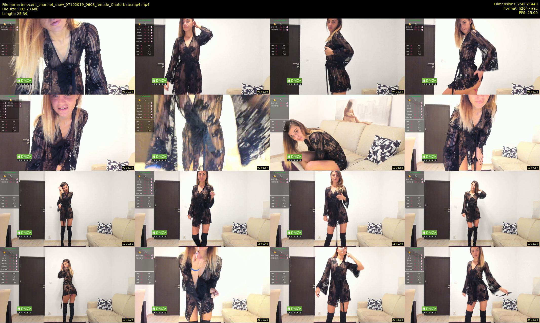 innocent_channel_show — 26 minute Chaturbate female cam show recording, 1080p, Oct 7, 2019
