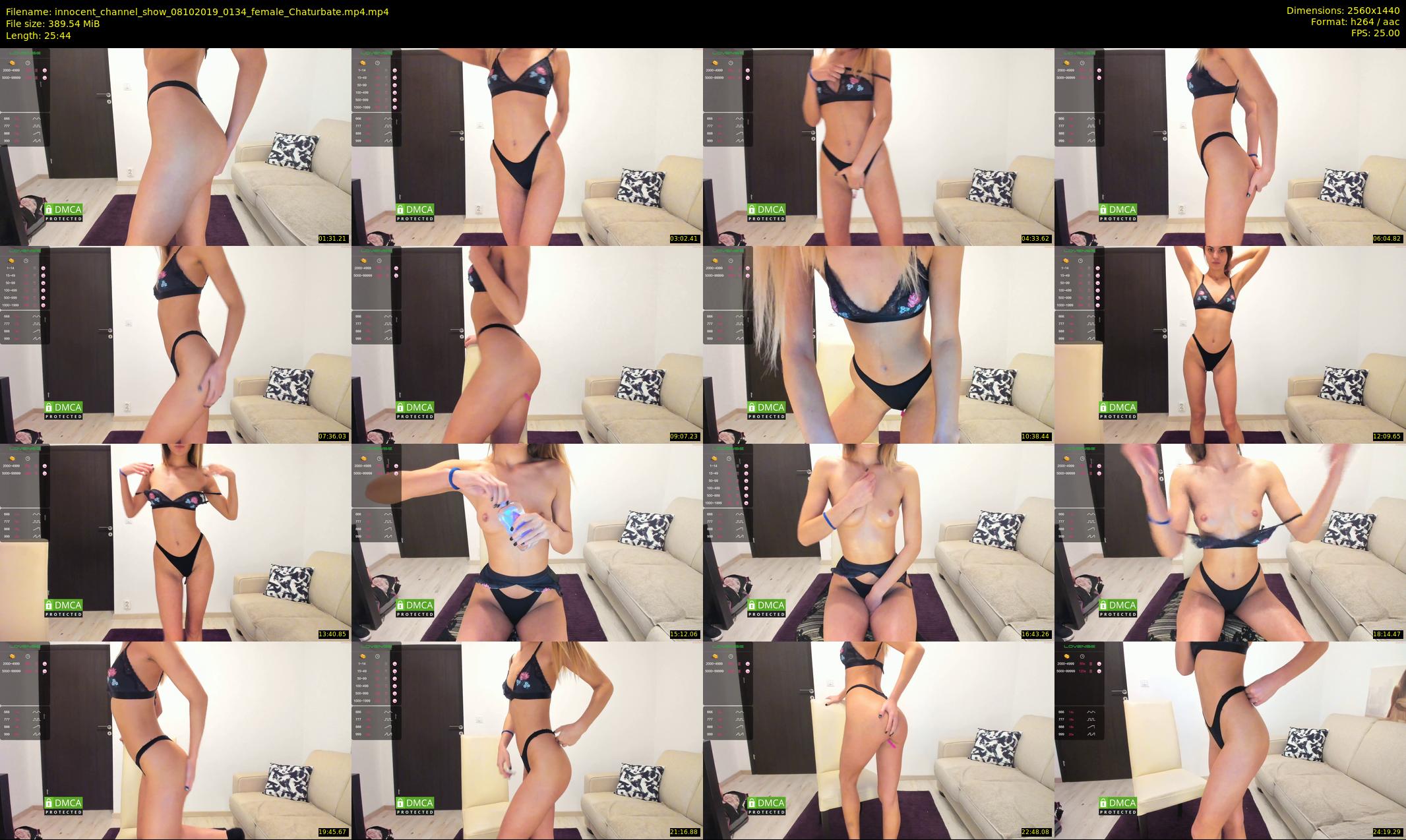 innocent_channel_show — 26 minute Chaturbate female cam show recording, 1080p, Oct 8, 2019