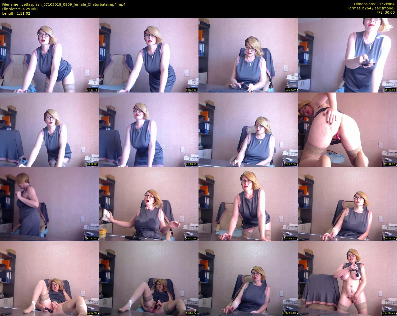 ivettasplash — 72 minute Chaturbate female cam show recording, 720p, Oct 7, 2019
