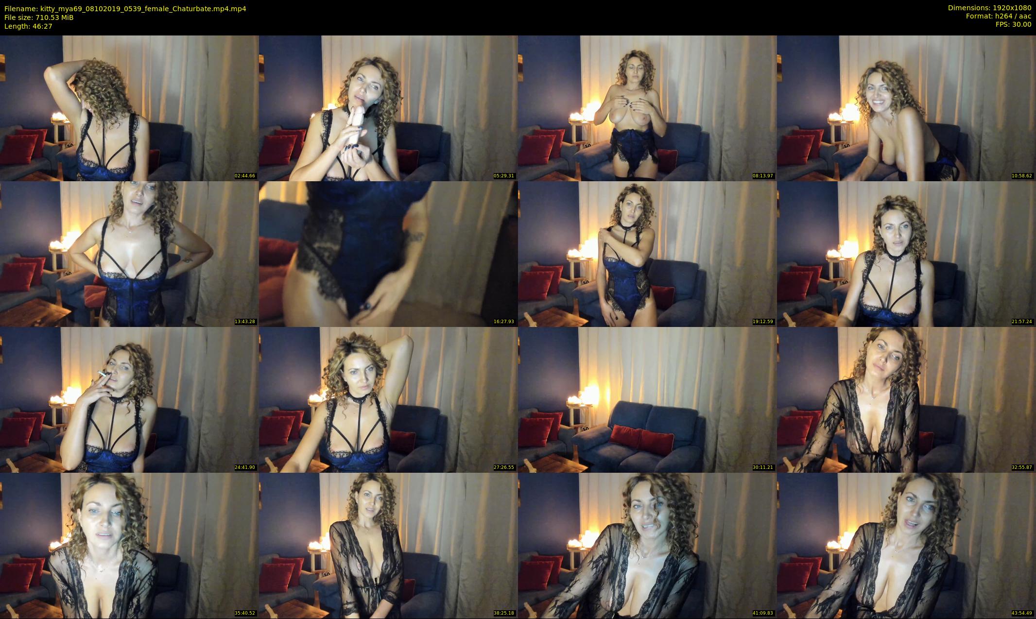 kitty_mya69 — 47 minute Chaturbate female cam show recording, 1080p, Oct 8, 2019