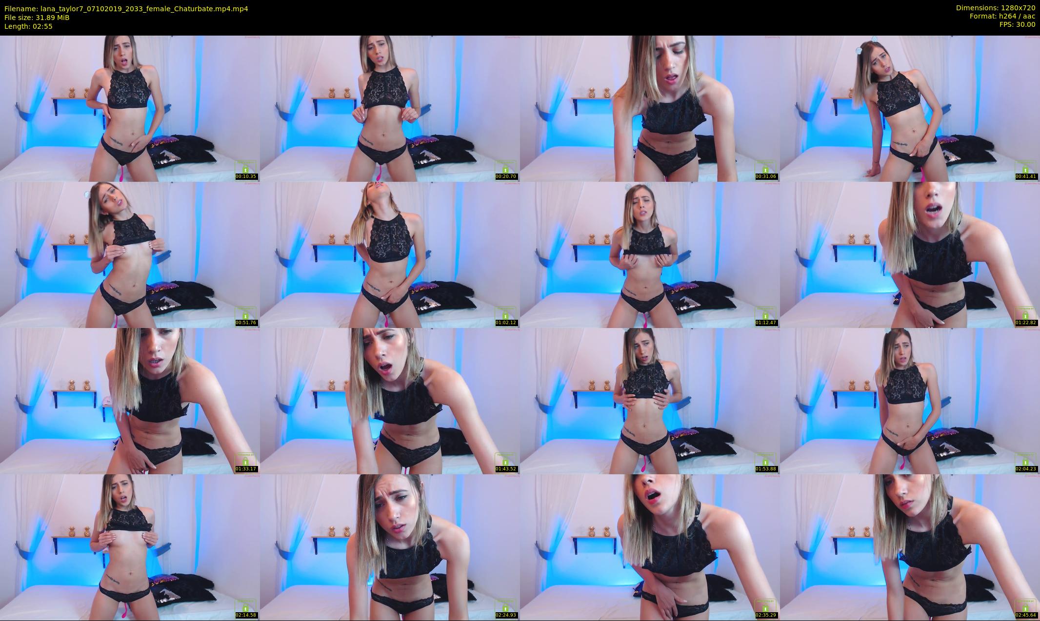lana_taylor7 — 3 minute Chaturbate female cam show recording, 720p, Oct 7, 2019
