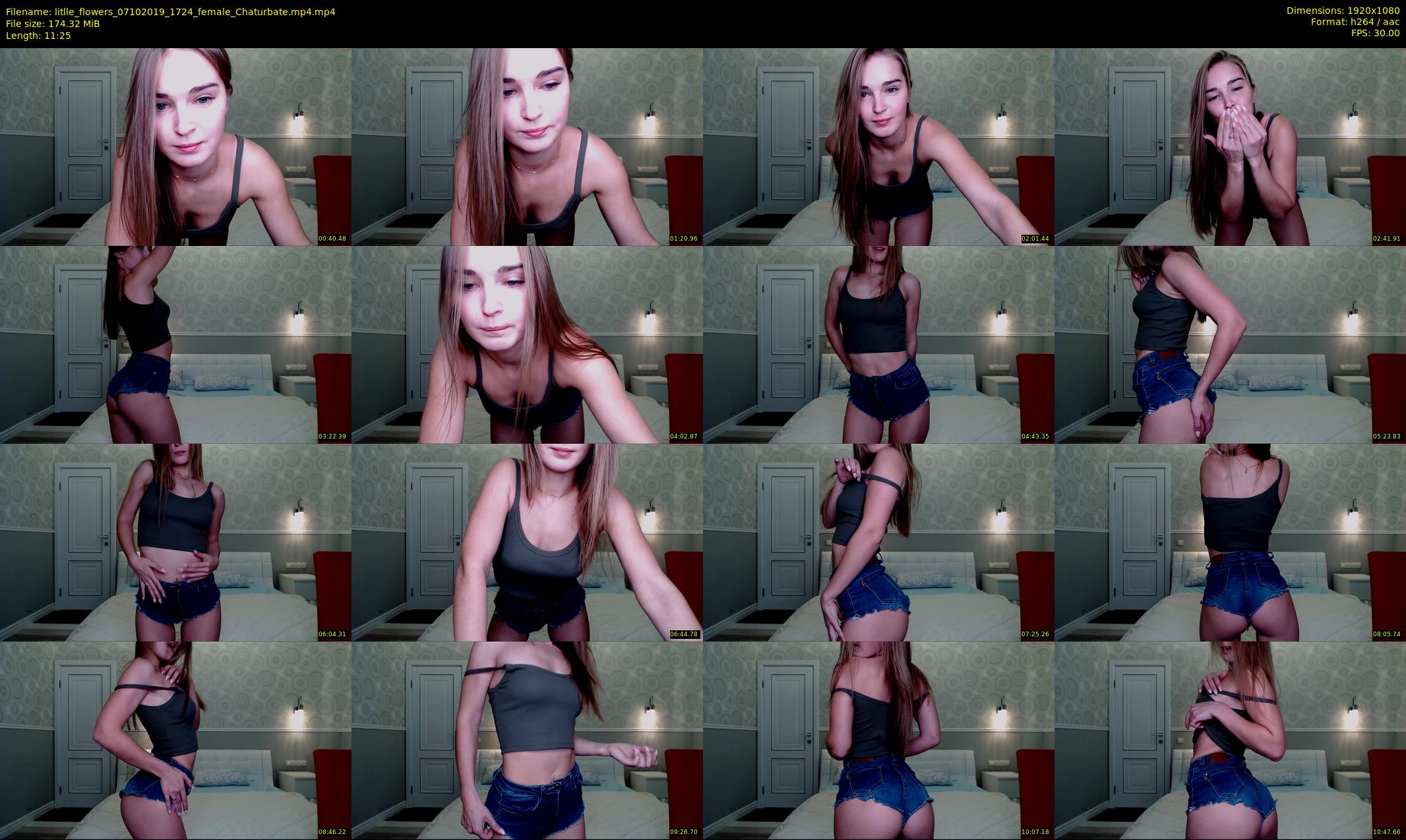 litlle_flowers — 12 minute Chaturbate female cam show recording, 1080p, Oct 7, 2019