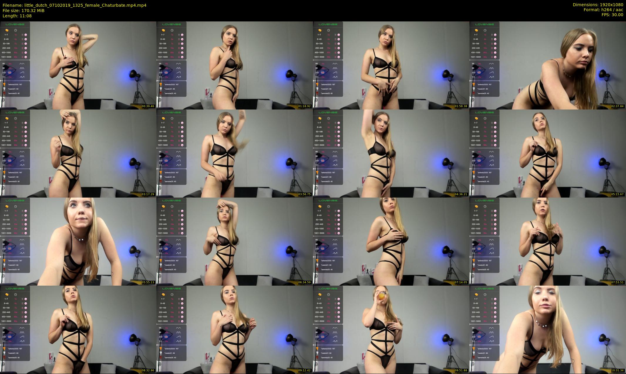 little_dutch — 12 minute Chaturbate female cam show recording, 1080p, Oct 7, 2019