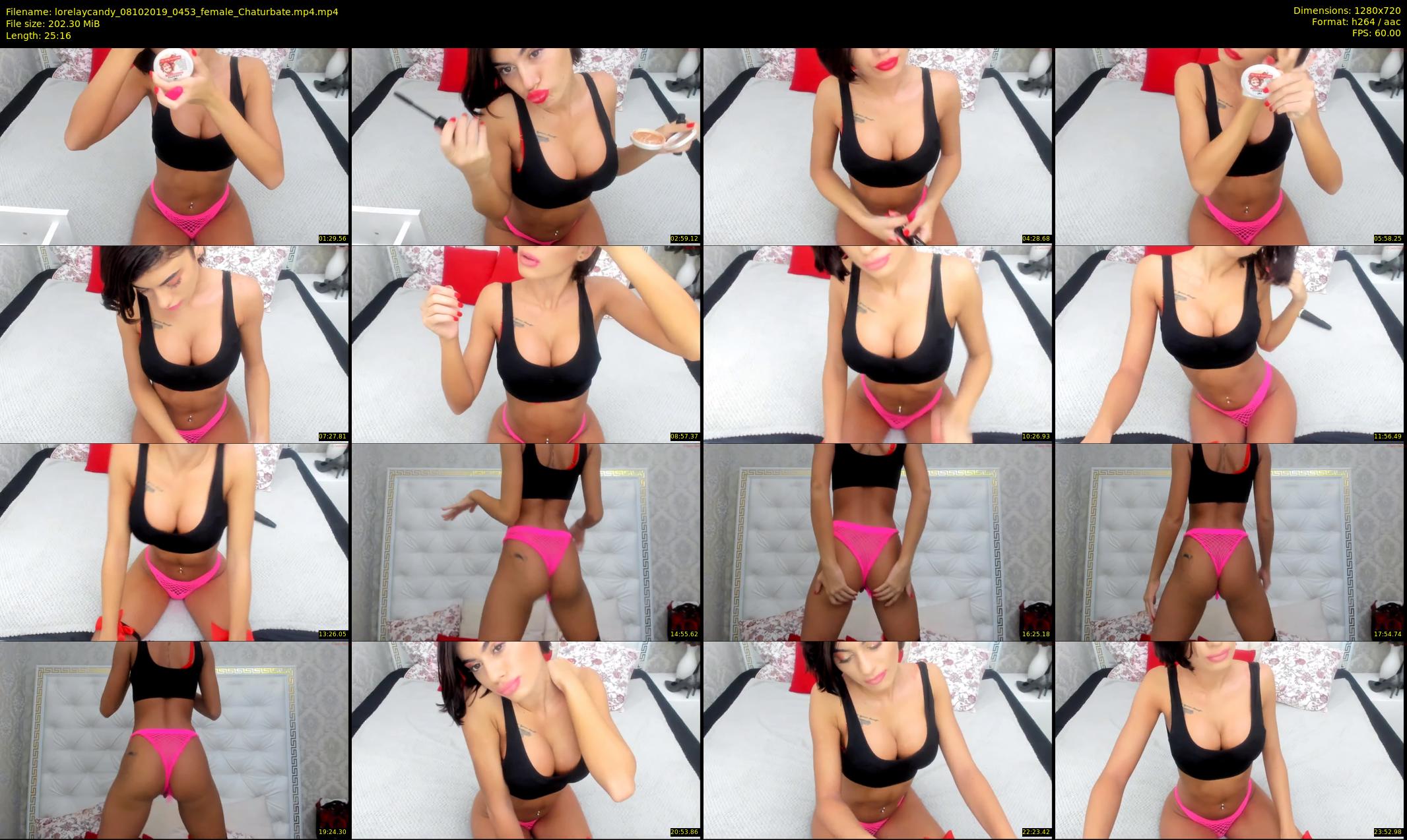 lorelaycandy — 26 minute Chaturbate female cam show recording, 720p, Oct 8, 2019