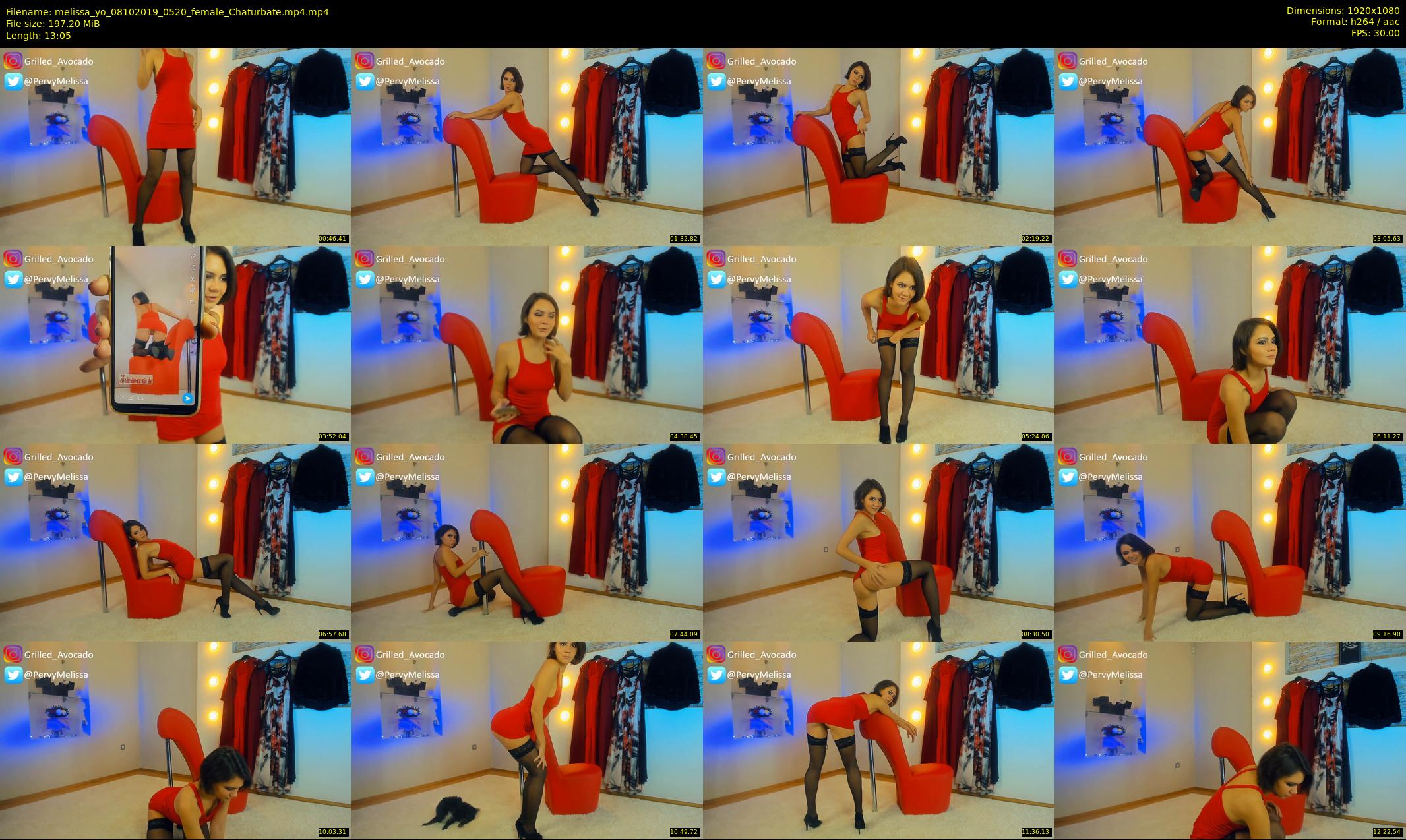 melissa_yo — 14 minute Chaturbate female cam show recording, 1080p, Oct 8, 2019