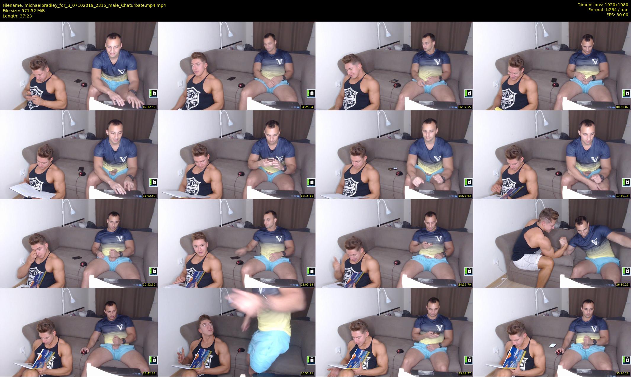 michaelbradley_for_u — 38 minute Chaturbate male cam show recording, 1080p, Oct 7, 2019