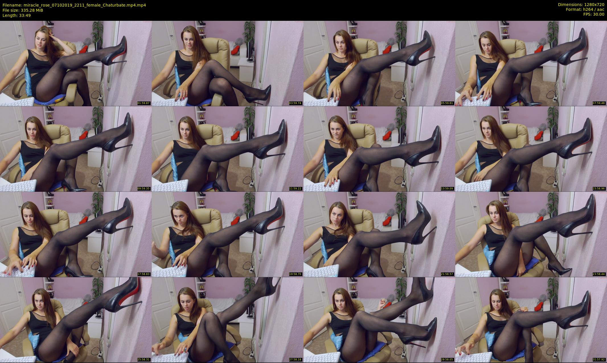 miracle_rose — 34 minute Chaturbate female cam show recording, 720p, Oct 7, 2019