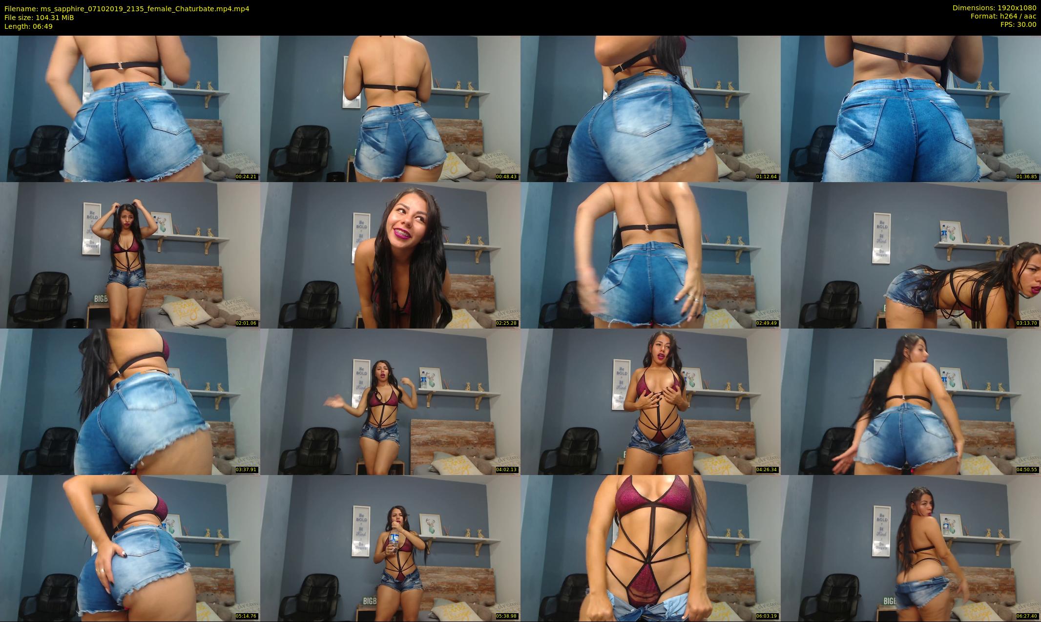 ms_sapphire — 7 minute Chaturbate female cam show recording, 1080p, Oct 7, 2019
