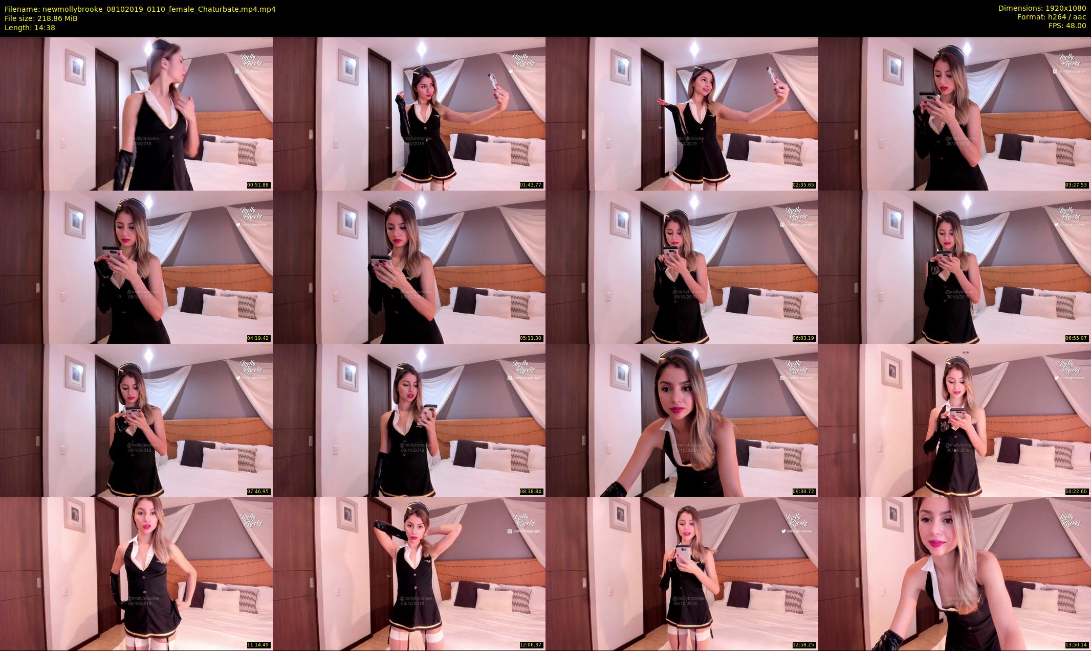newmollybrooke — 15 minute Chaturbate female cam show recording, 1080p, Oct 8, 2019