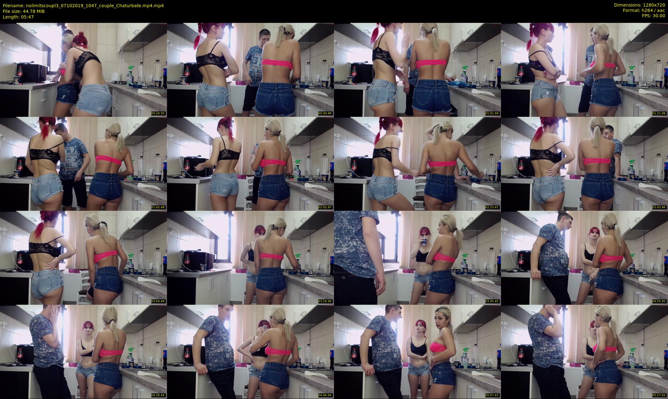 nolimitscoupl3 — 6 minute Chaturbate couple cam show recording, 720p, Oct 7, 2019