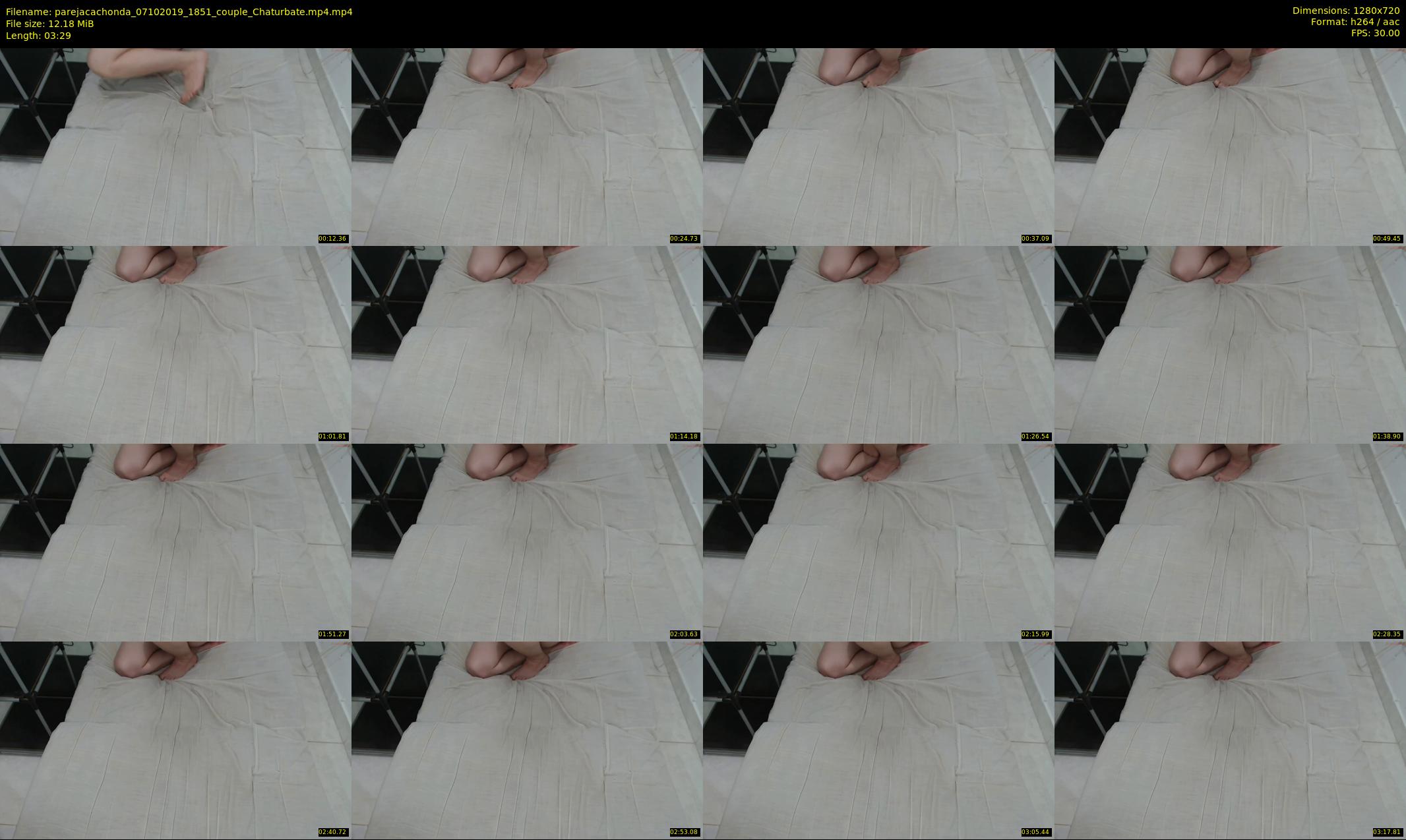 parejacachonda — 4 minute Chaturbate couple cam show recording, 720p, Oct 7, 2019