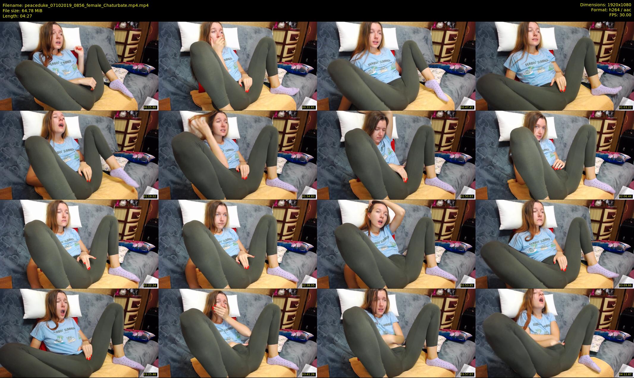 peaceduke — 5 minute Chaturbate female cam show recording, 1080p, Oct 7, 2019