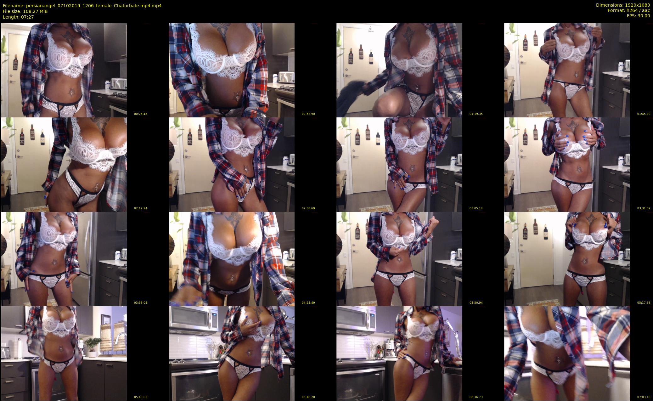 persianangel — 8 minute Chaturbate female cam show recording, 1080p, Oct 7, 2019