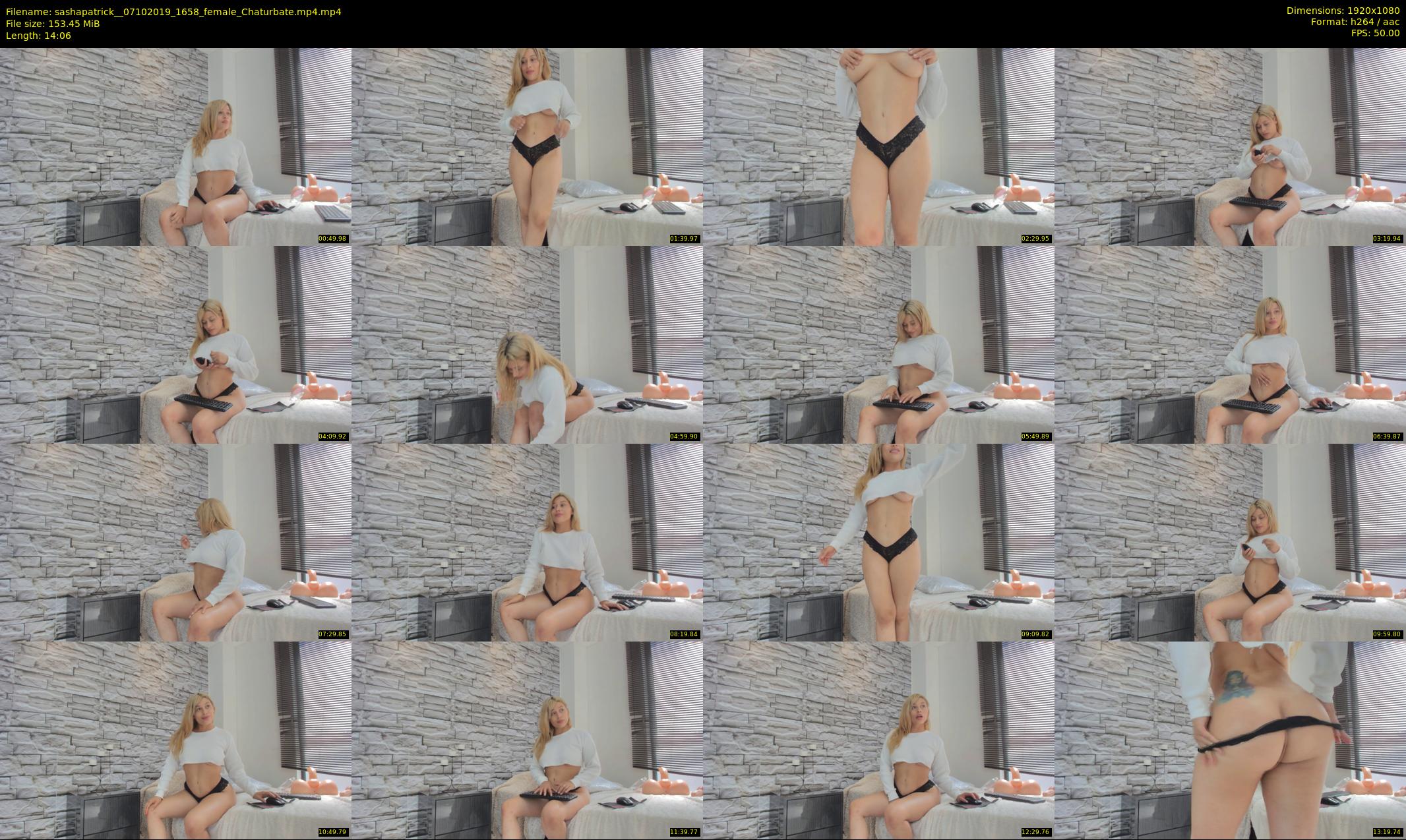 sashapatrick_ — 15 minute Chaturbate female cam show recording, 1080p, Oct 7, 2019