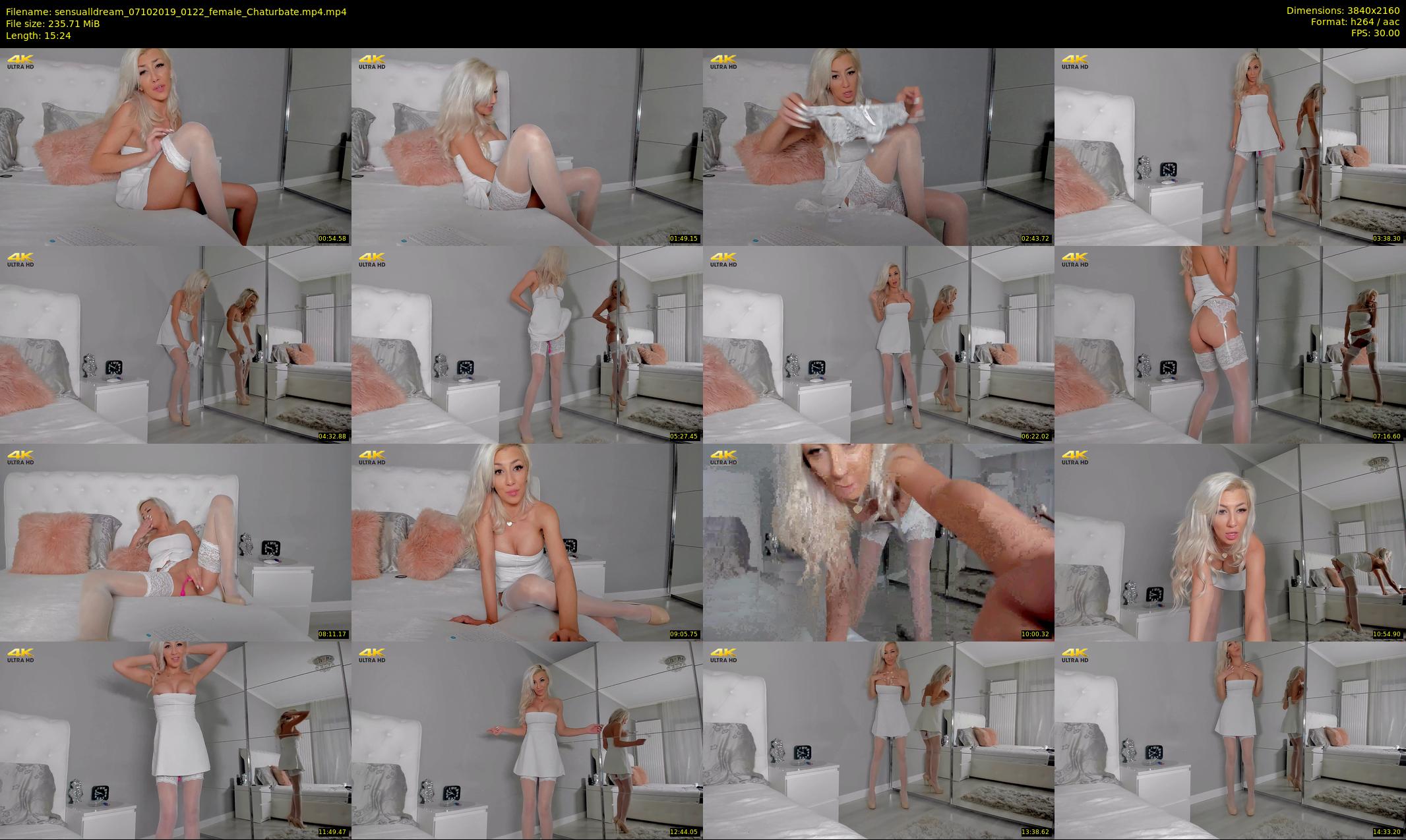 sensualldream — 16 minute Chaturbate female cam show recording, 4K, Oct 7, 2019