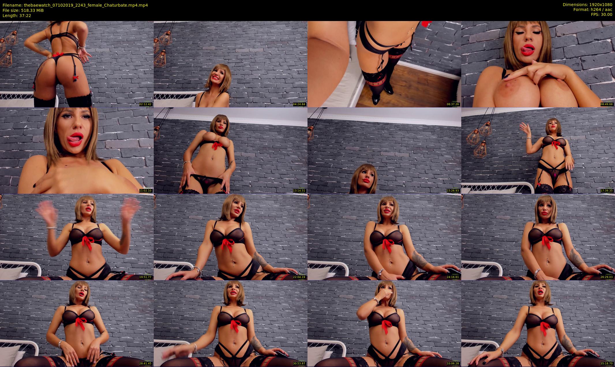 thebaewatch — 38 minute Chaturbate female cam show recording, 1080p, Oct 7, 2019