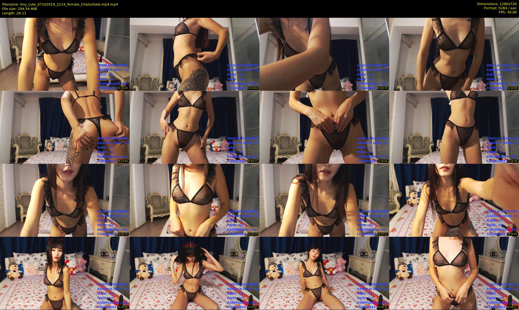 tiny_cute — 29 minute Chaturbate female cam show recording, 720p, Oct 7, 2019