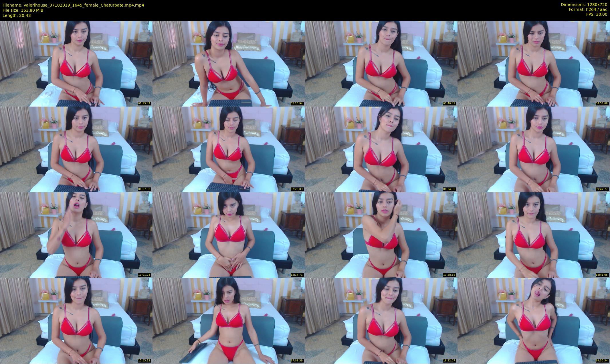 valerihouse — 21 minute Chaturbate female cam show recording, 720p, Oct 7, 2019