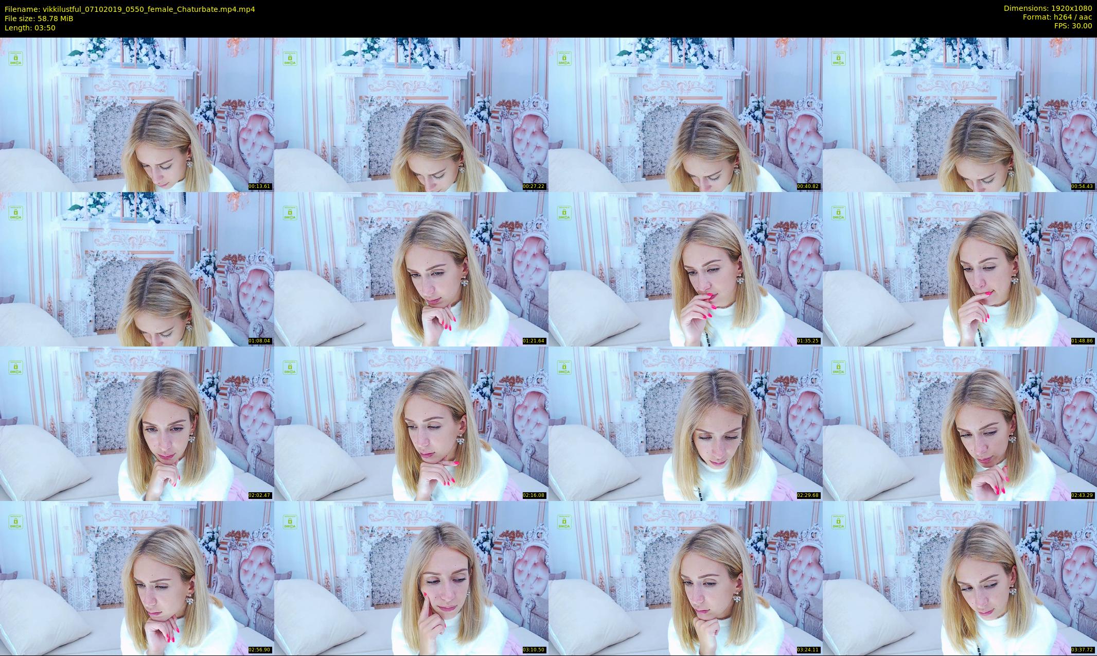 vikkilustful — 4 minute Chaturbate female cam show recording, 1080p, Oct 7, 2019