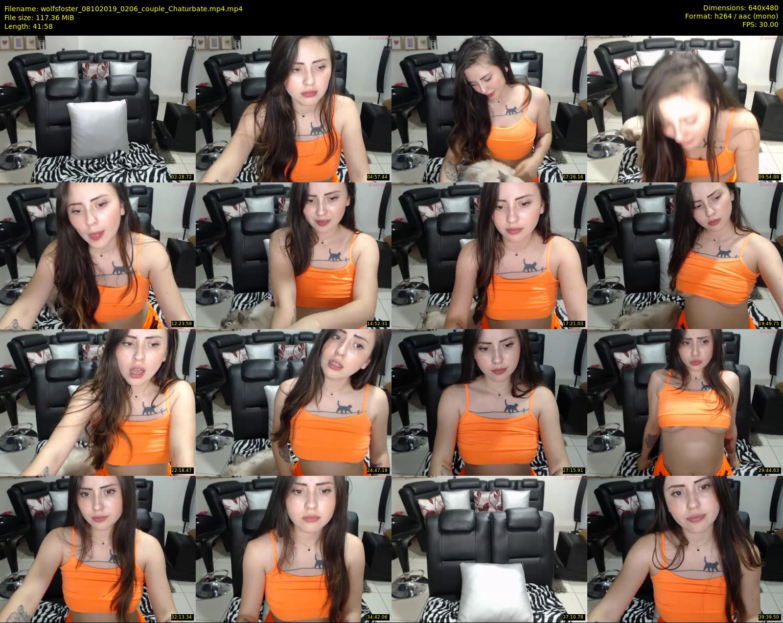wolfsfoster — 42 minute Chaturbate couple cam show recording, 480p, Oct 8, 2019