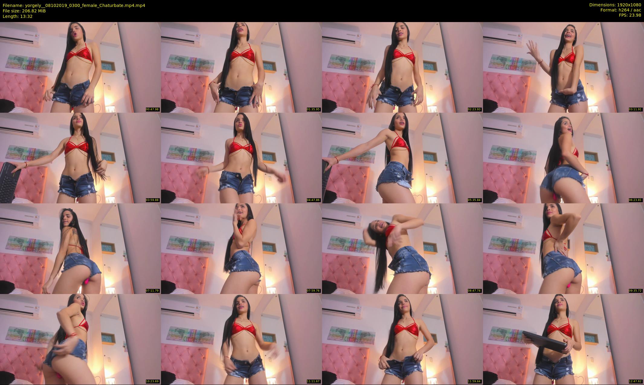 yorgely_ — 14 minute Chaturbate female cam show recording, 1080p, Oct 8, 2019