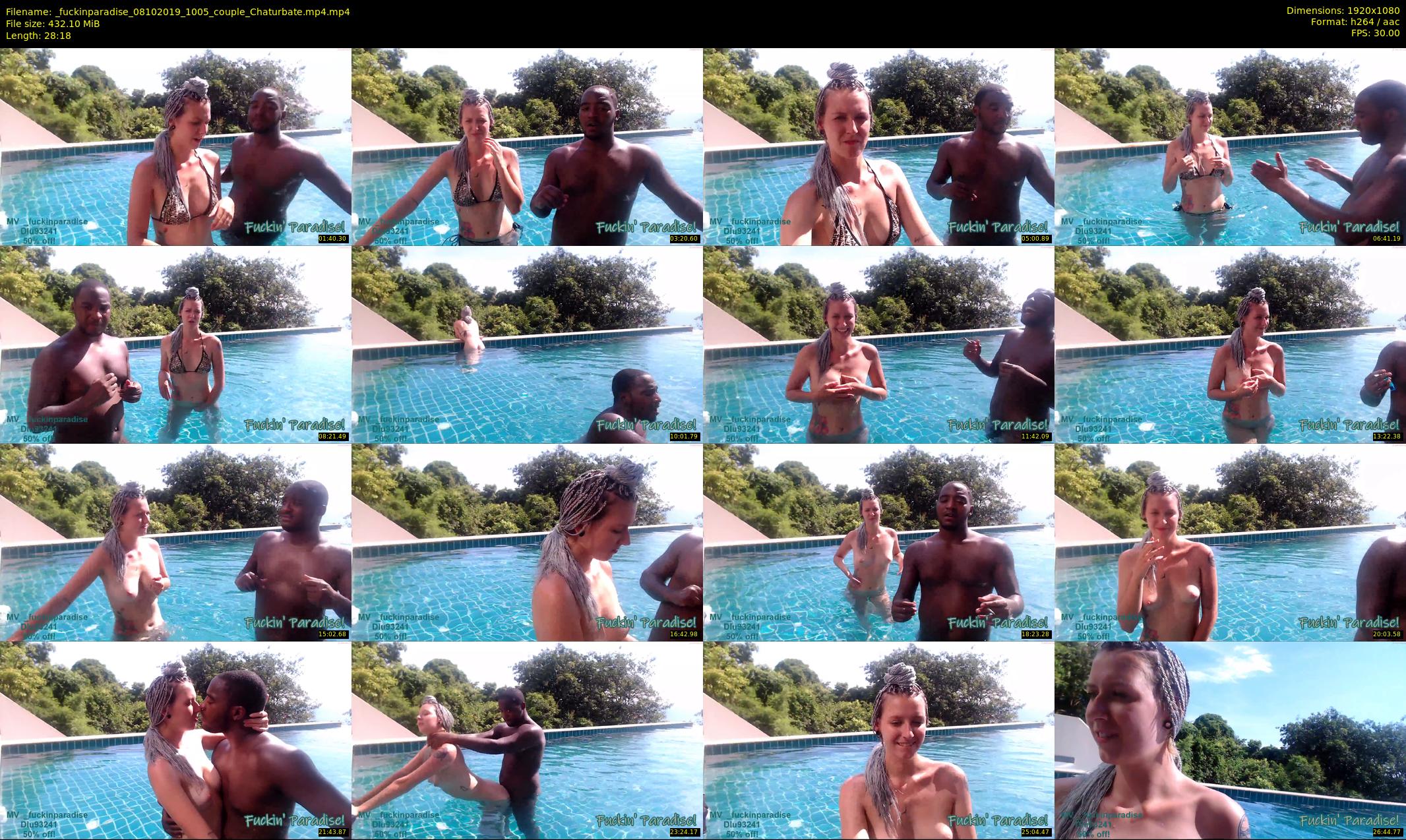 _fuckinparadise — 29 minute Chaturbate couple cam show recording, 1080p, Oct 8, 2019