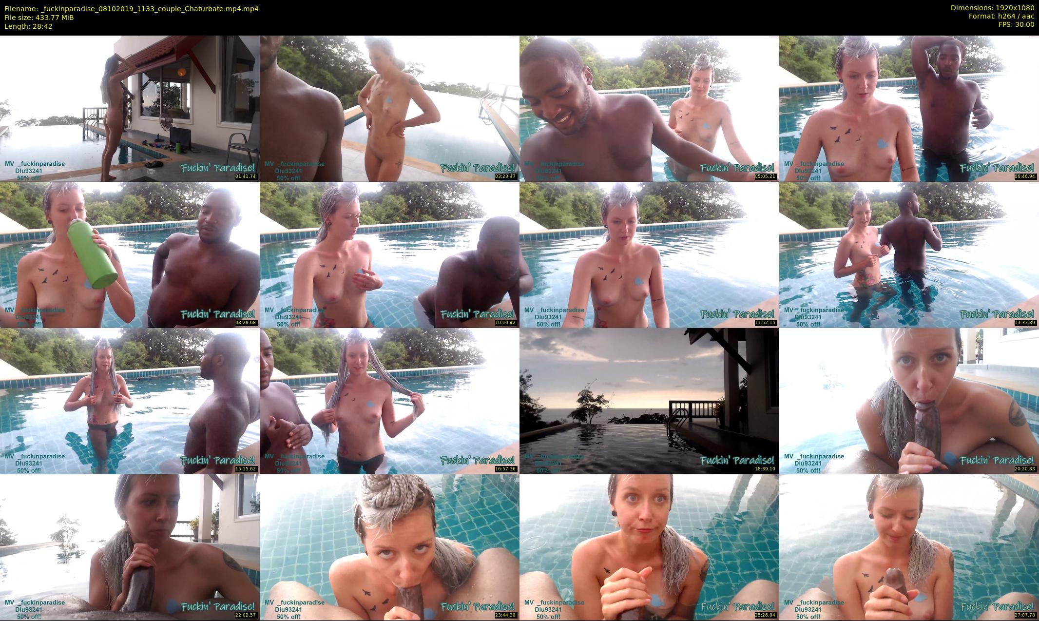 _fuckinparadise — 29 minute Chaturbate couple cam show recording, 1080p, Oct 8, 2019