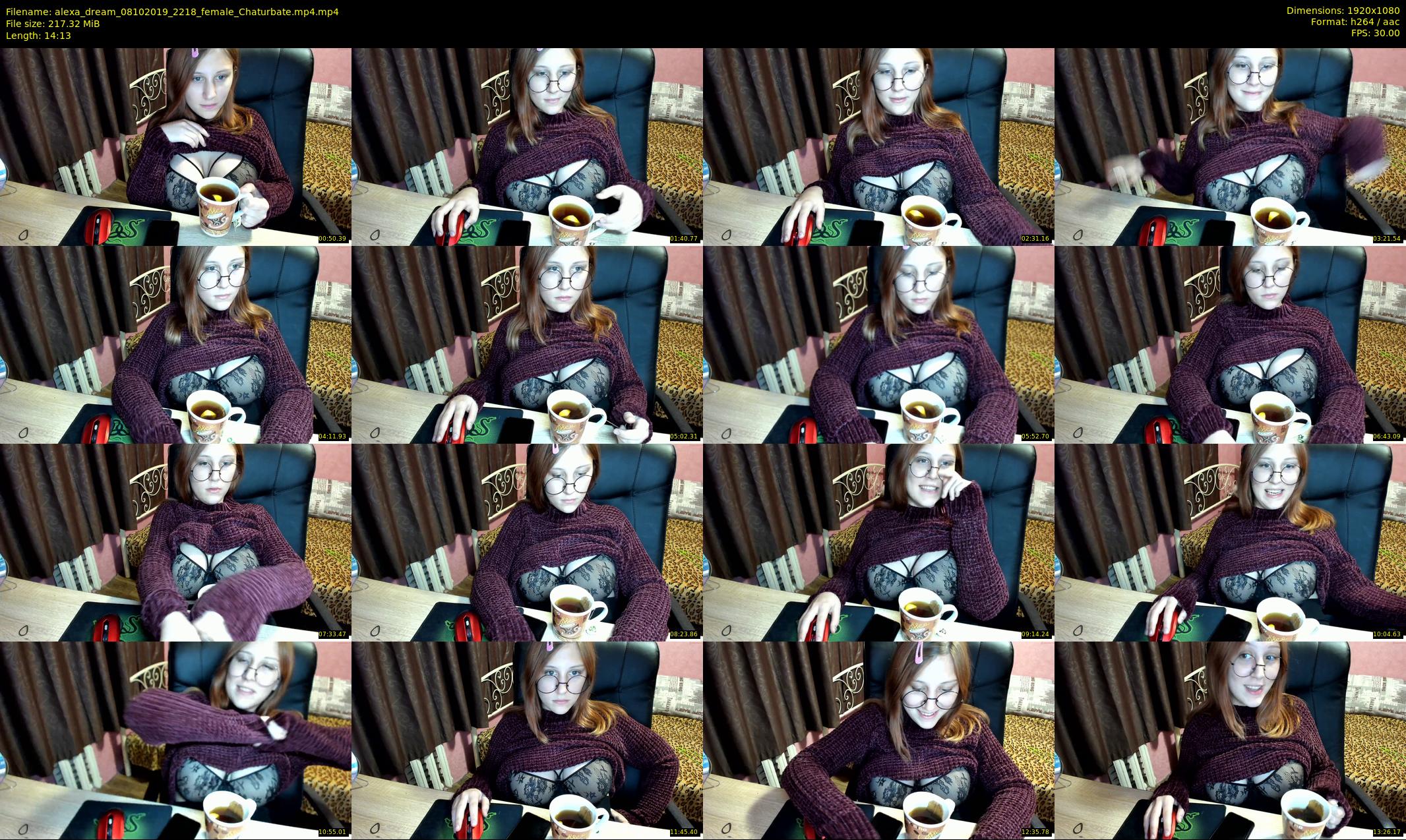 alexa_dream — 15 minute Chaturbate female cam show recording, 1080p, Oct 8, 2019