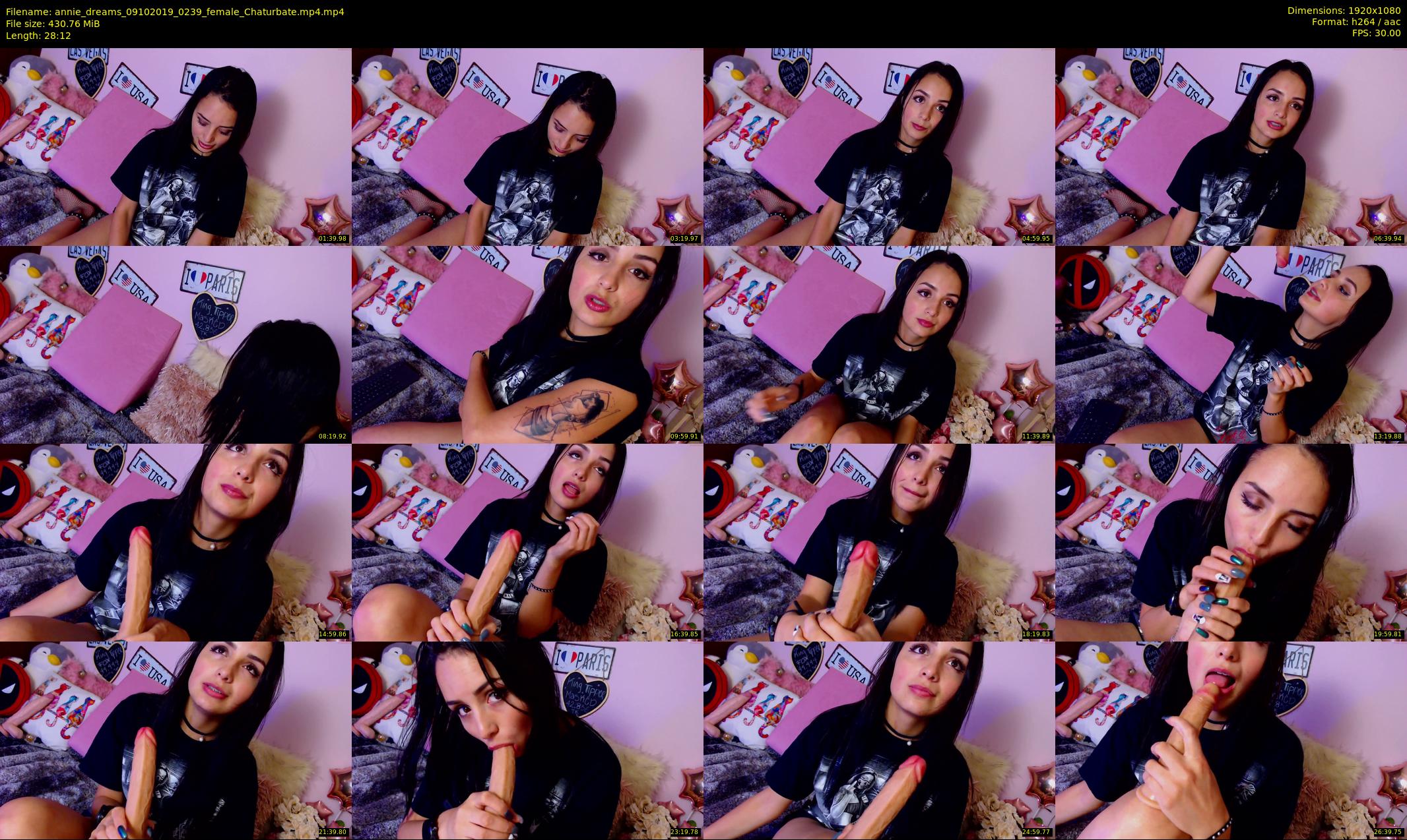 annie_dreams — 29 minute Chaturbate female cam show recording, 1080p, Oct 9, 2019