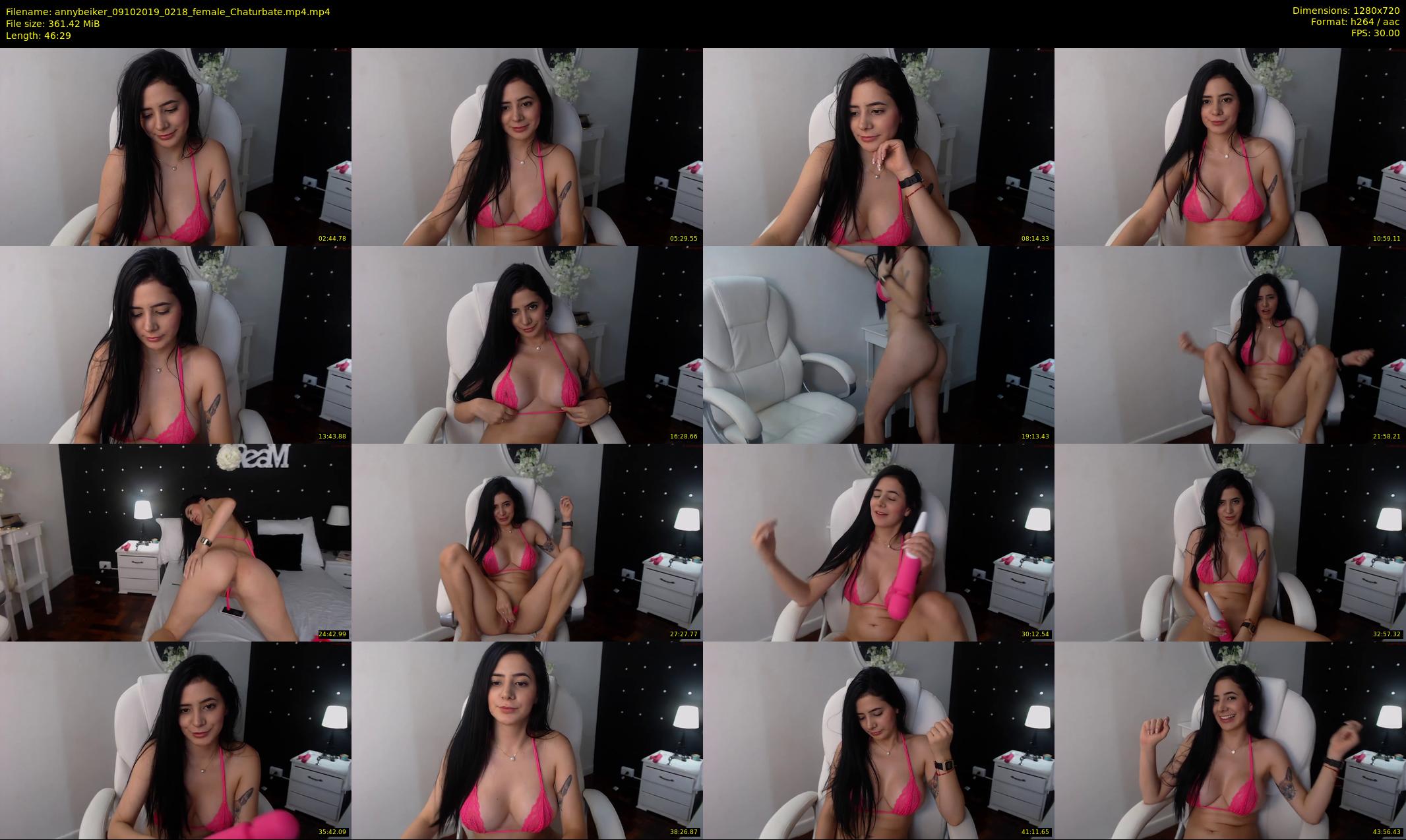 annybeiker — 47 minute Chaturbate female cam show recording, 720p, Oct 9, 2019