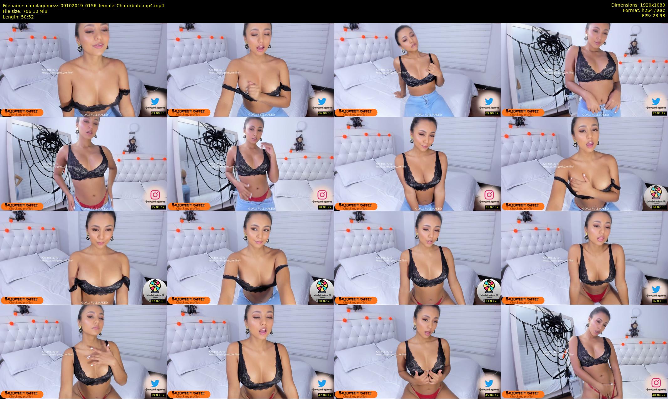 camilagomezz — 51 minute Chaturbate female cam show recording, 1080p, Oct 9, 2019