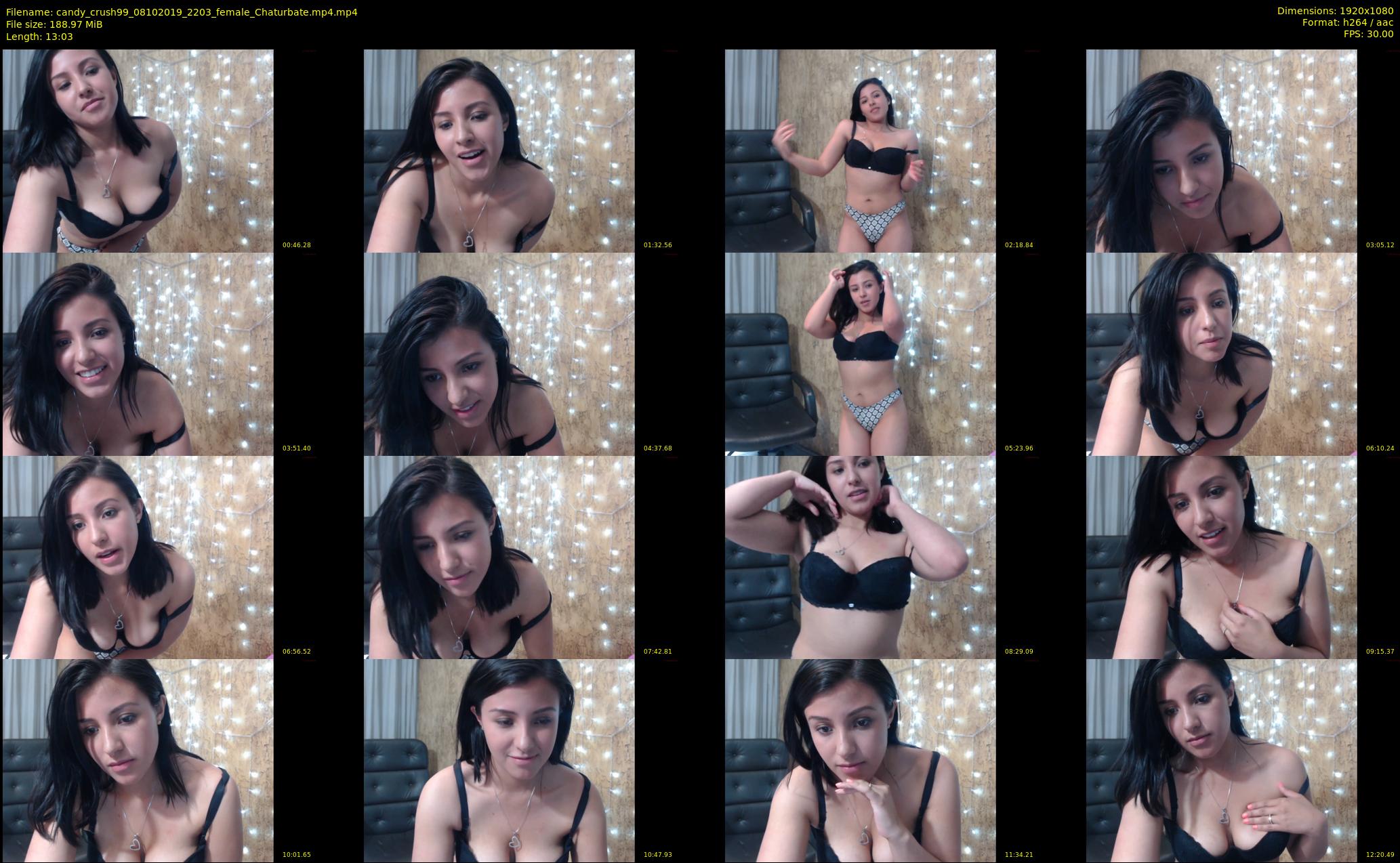 candy_crush99 — 14 minute Chaturbate female cam show recording, 1080p, Oct 8, 2019