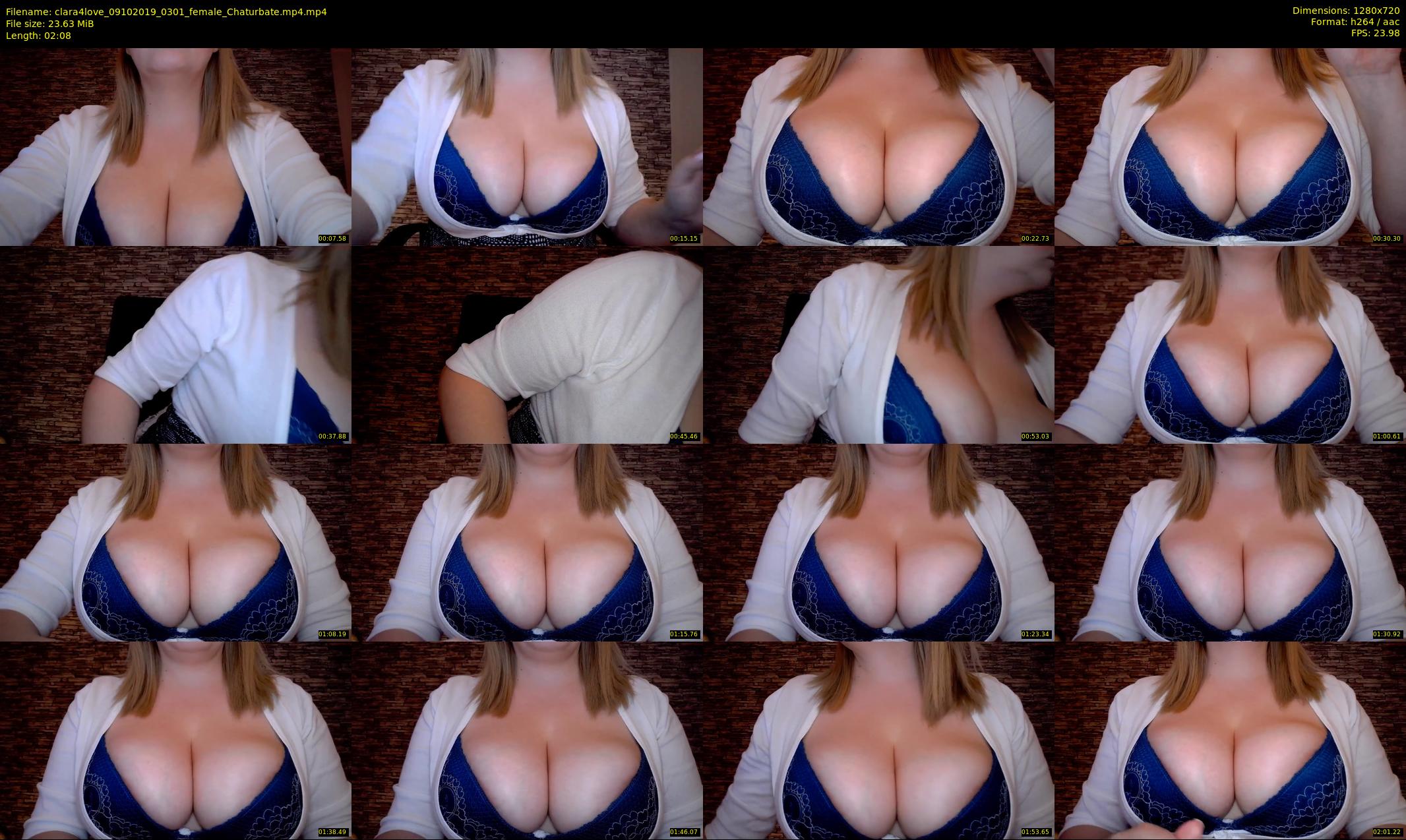 clara4love — 3 minute Chaturbate female cam show recording, 720p, Oct 9, 2019
