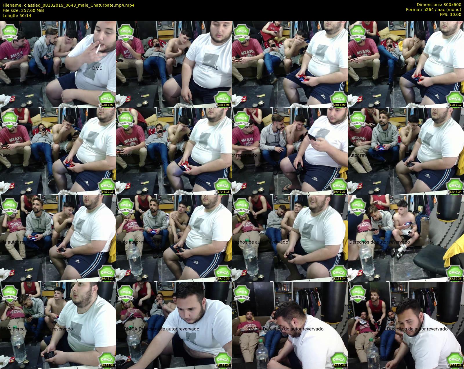 classied — 51 minute Chaturbate male cam show recording, 480p, Oct 8, 2019