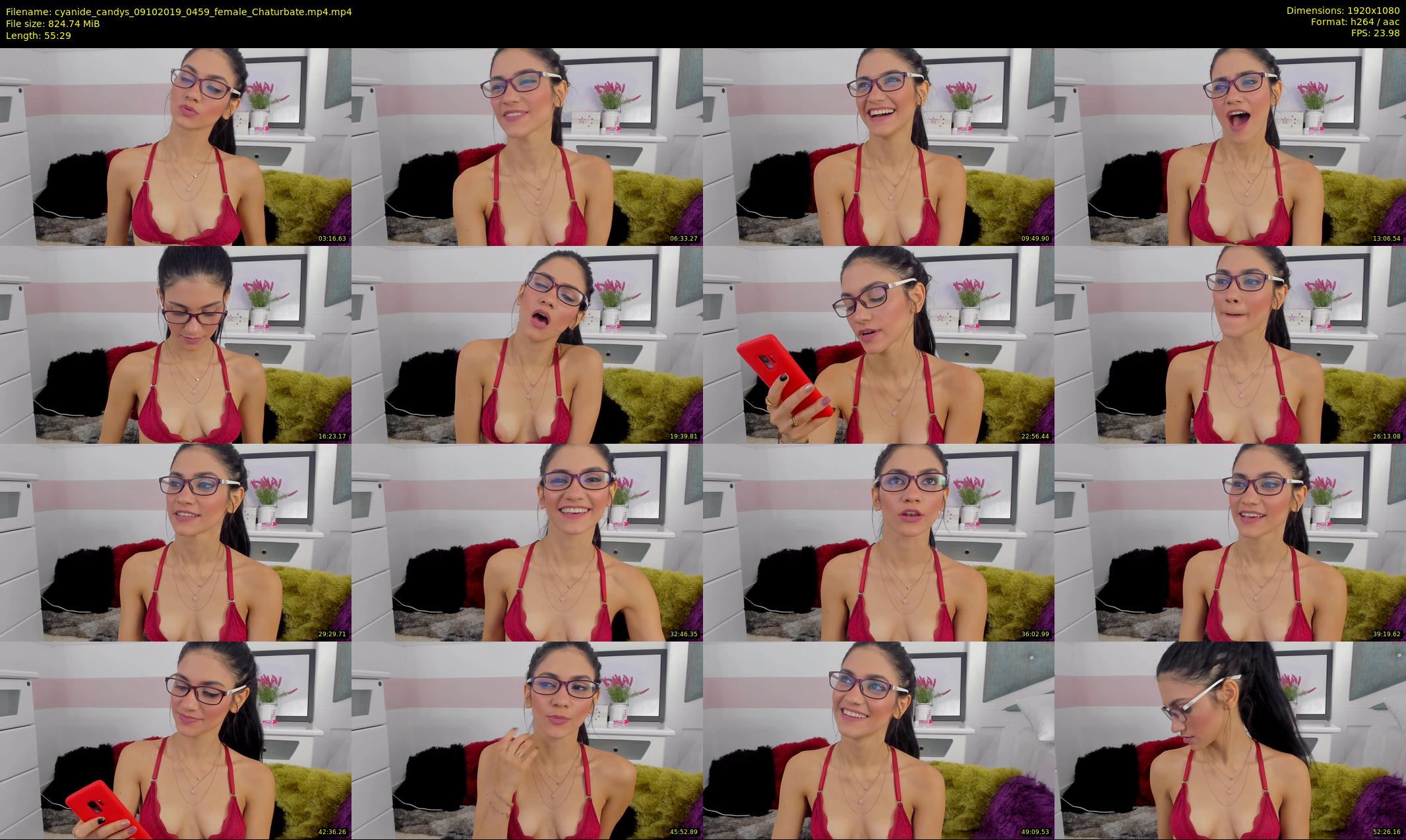 cyanide_candys — 56 minute Chaturbate female cam show recording, 1080p, Oct 9, 2019