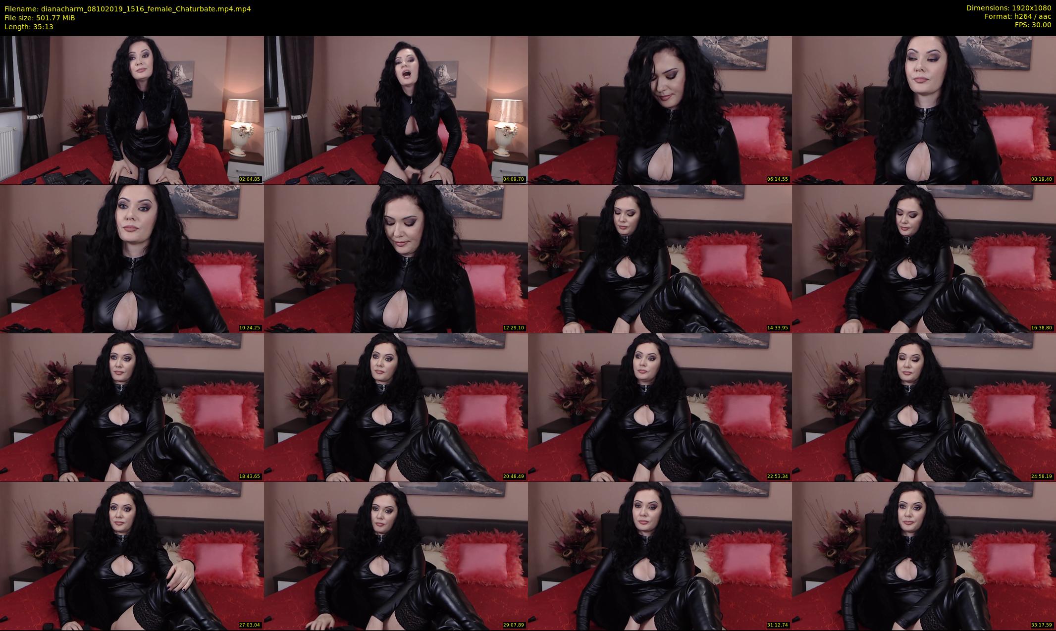 dianacharm — 36 minute Chaturbate female cam show recording, 1080p, Oct 8, 2019