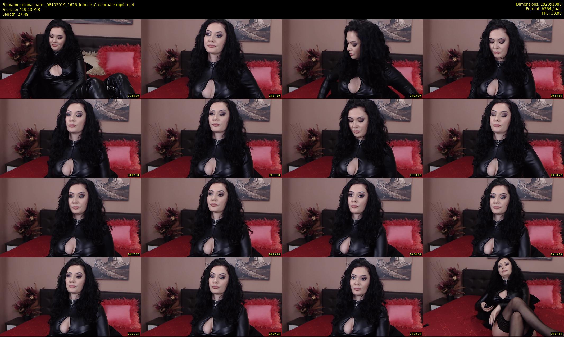 dianacharm — 28 minute Chaturbate female cam show recording, 1080p, Oct 8, 2019