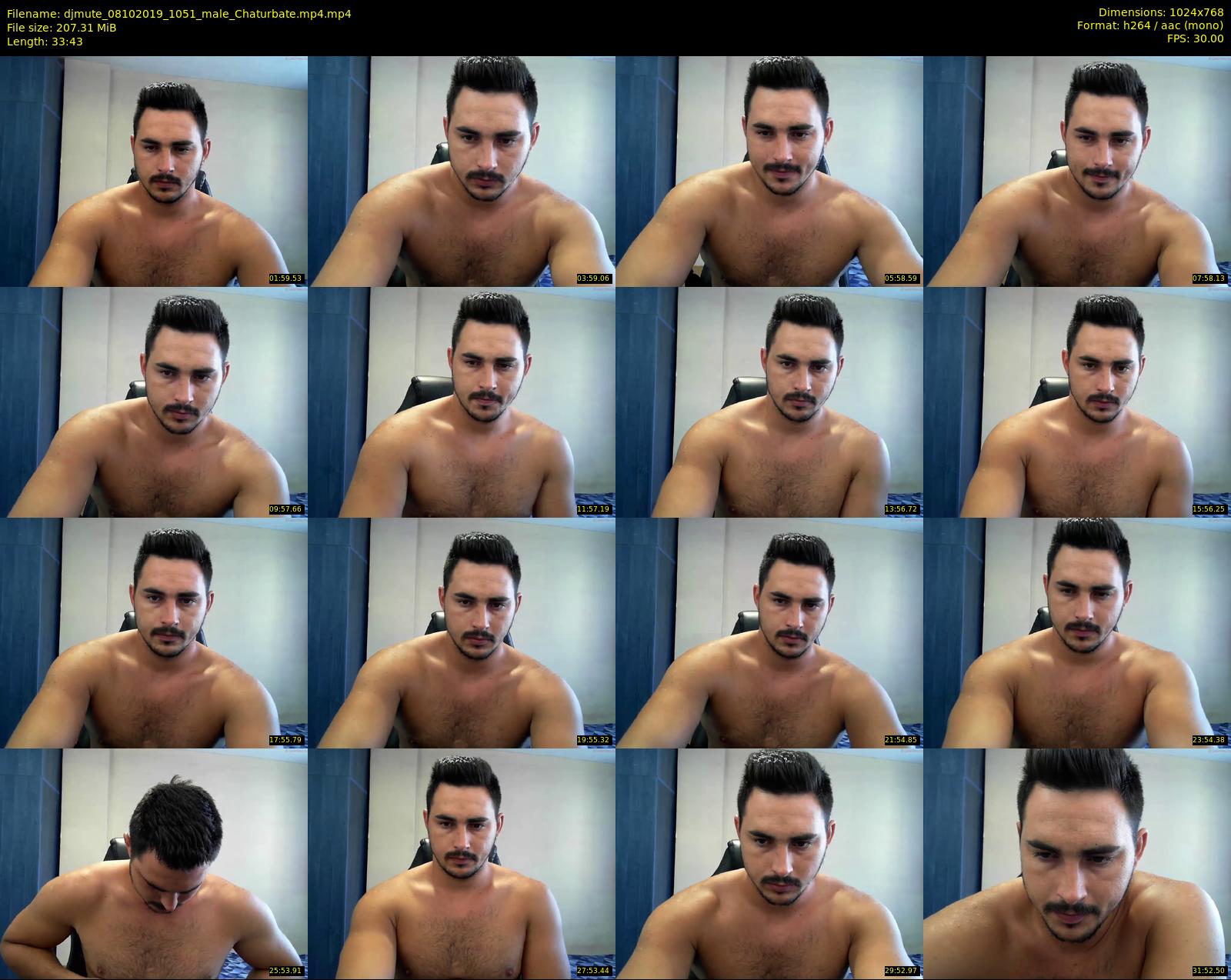 djmute — 34 minute Chaturbate male cam show recording, 720p, Oct 8, 2019