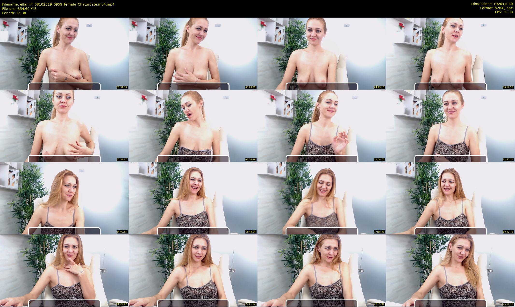 ellamilf — 27 minute Chaturbate female cam show recording, 1080p, Oct 8, 2019