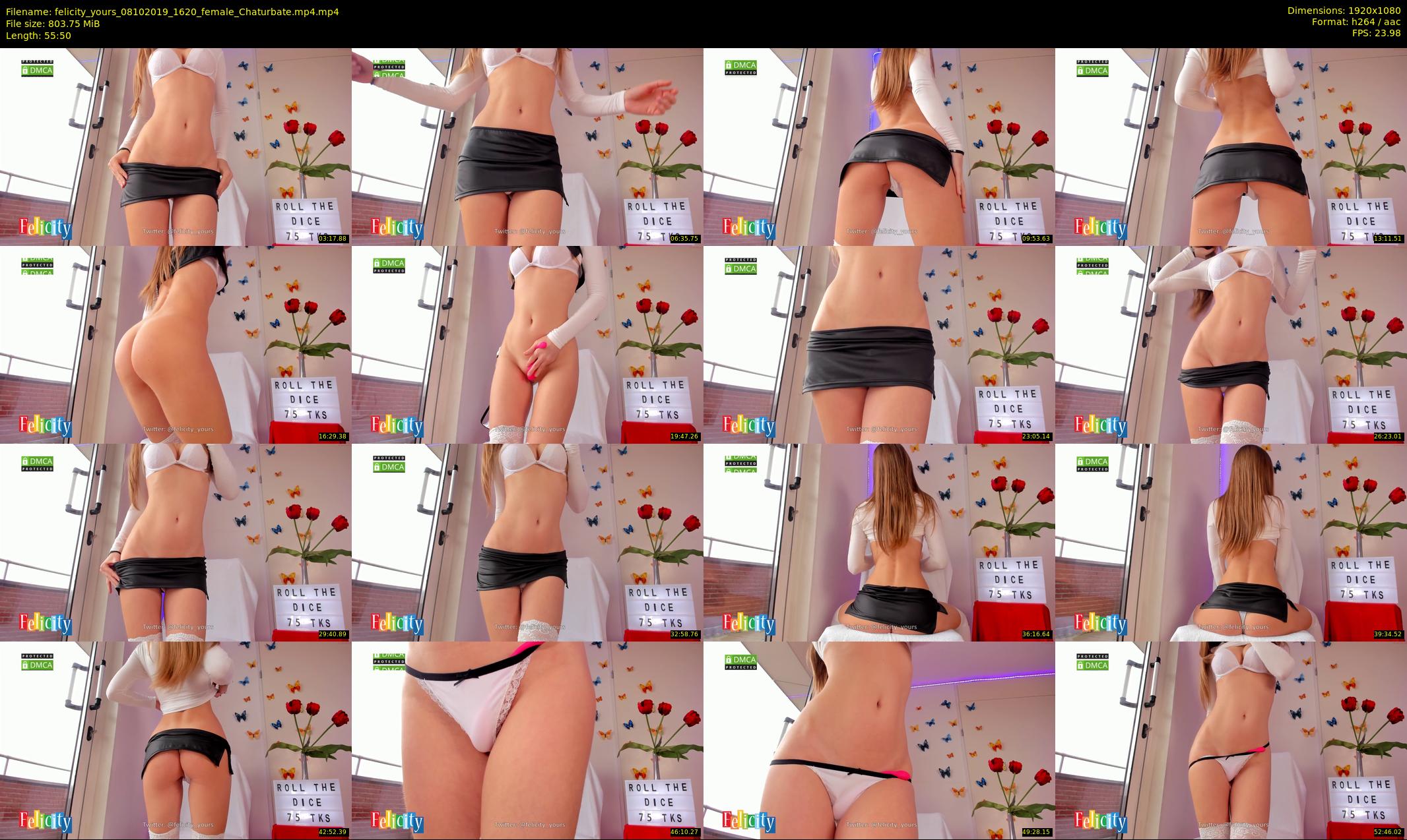 felicity_yours — 56 minute Chaturbate female cam show recording, 1080p, Oct 8, 2019