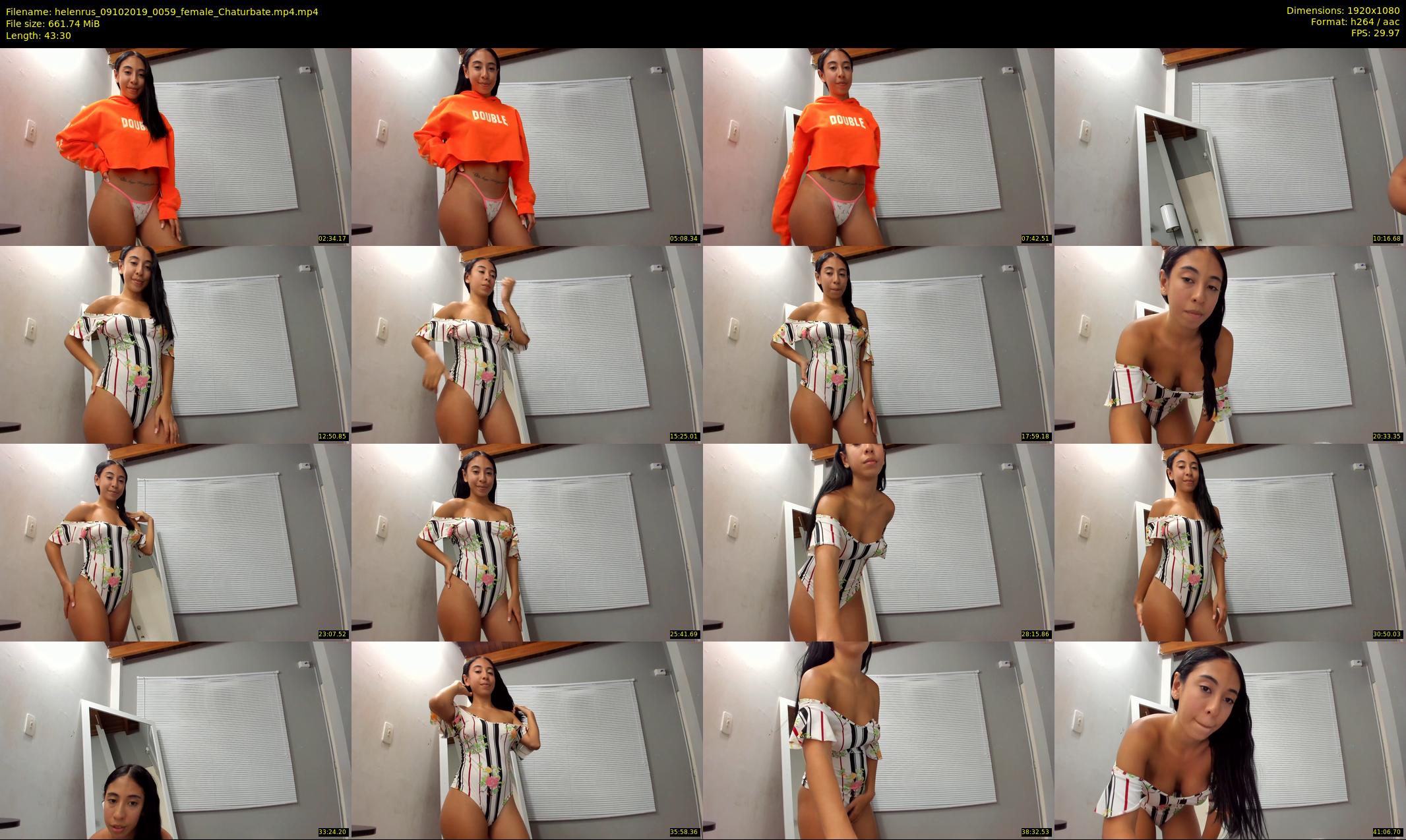 helenrus — 44 minute Chaturbate female cam show recording, 1080p, Oct 9, 2019