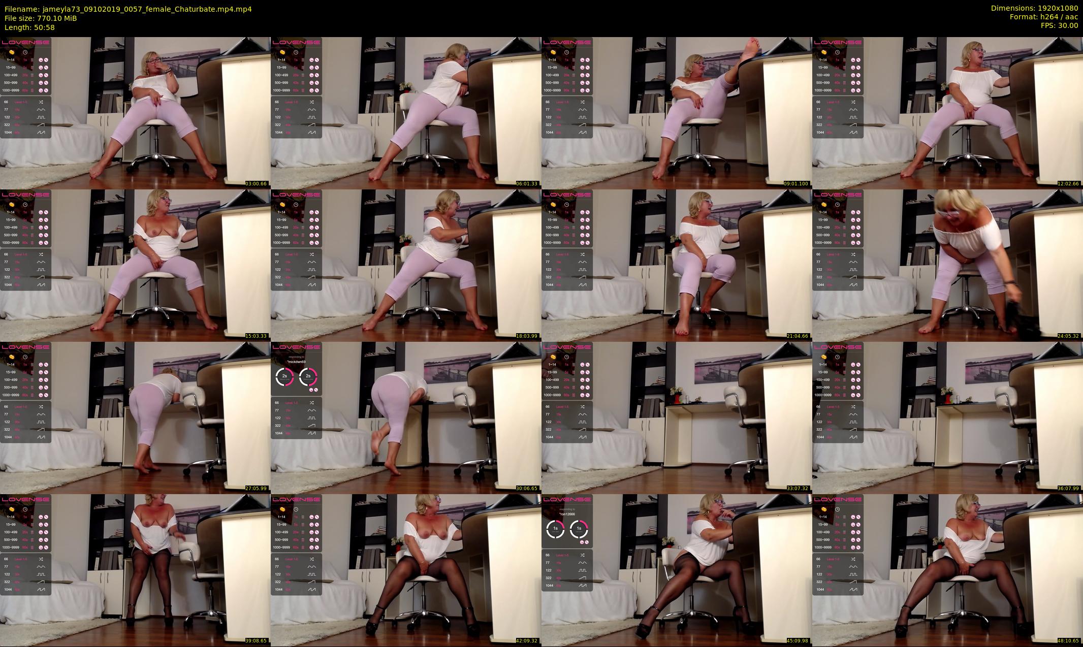 jameyla73 — 51 minute Chaturbate female cam show recording, 1080p, Oct 9, 2019