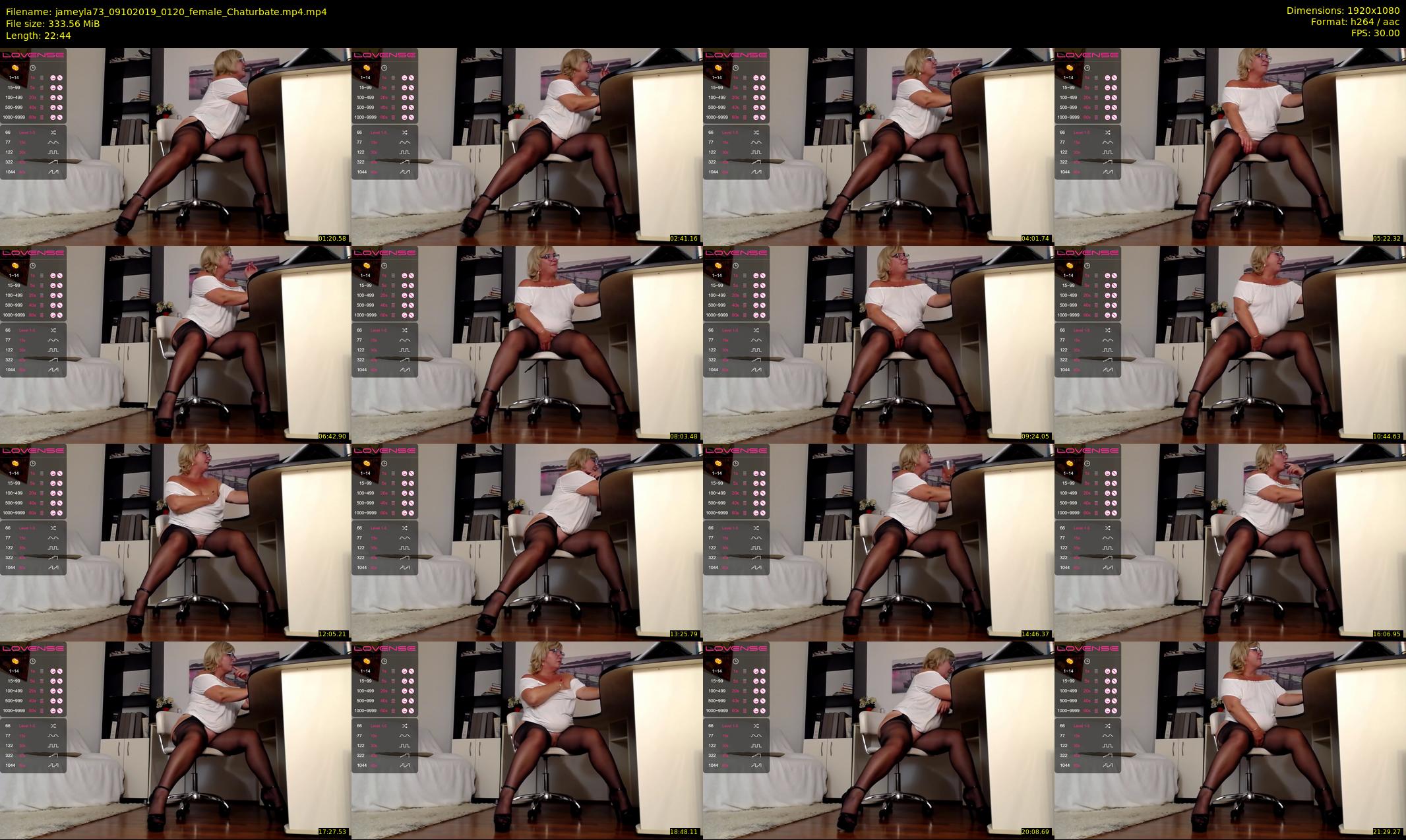 jameyla73 — 23 minute Chaturbate female cam show recording, 1080p, Oct 9, 2019