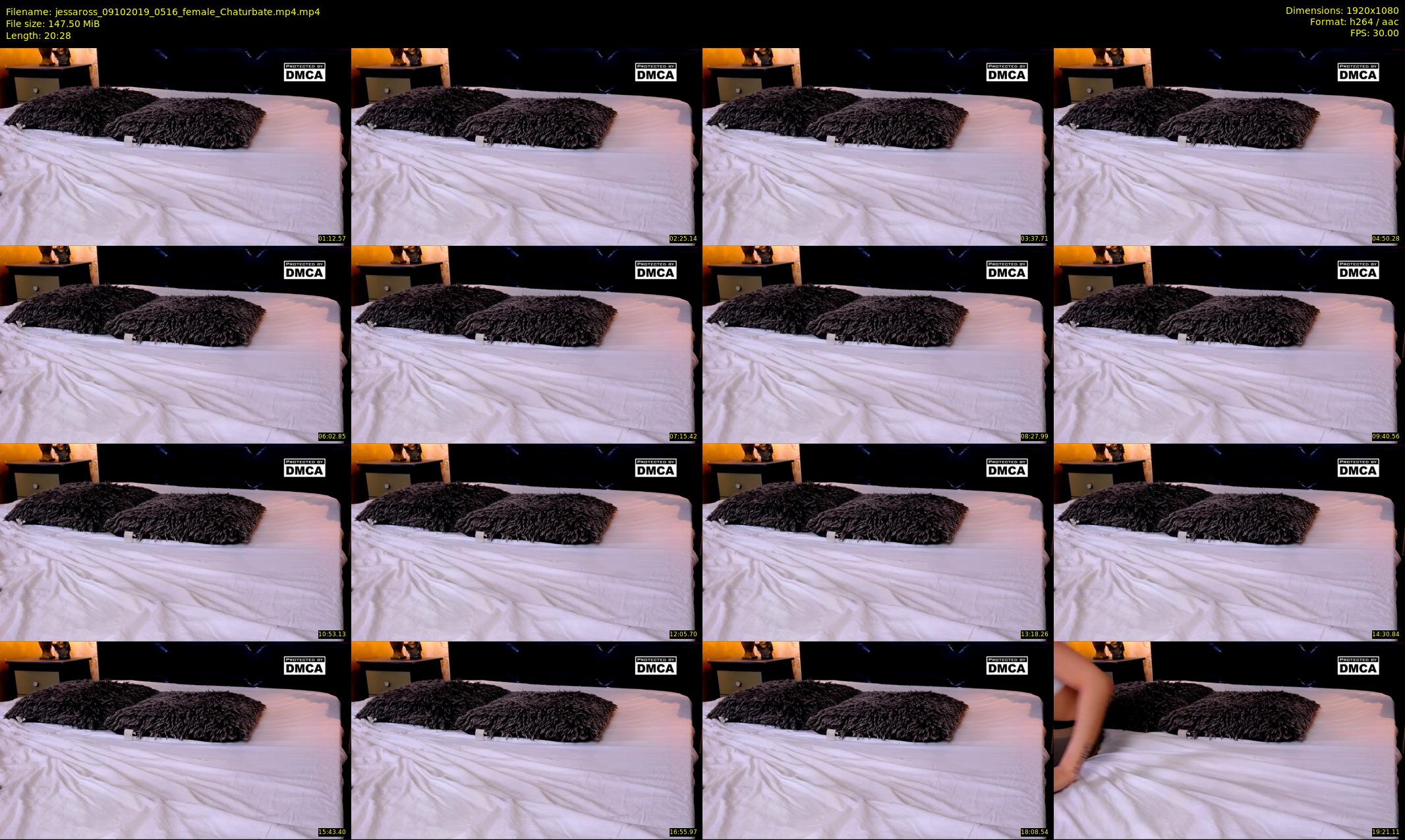 jessaross — 21 minute Chaturbate female cam show recording, 1080p, Oct 9, 2019