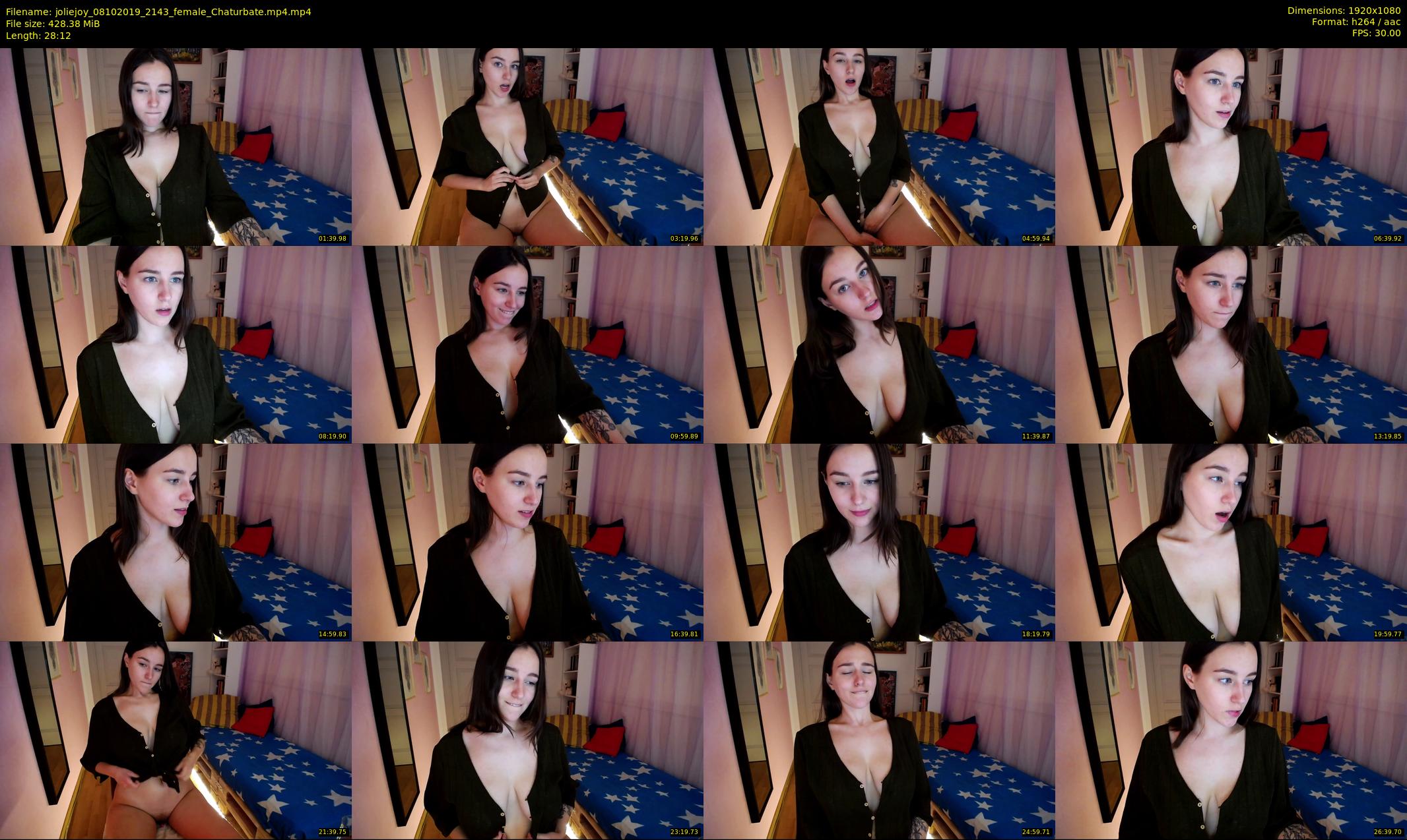 joliejoy — 29 minute Chaturbate female cam show recording, 1080p, Oct 8, 2019