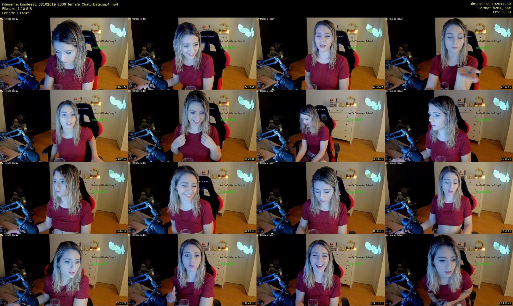 kimilee22 — 75 minute Chaturbate female cam show recording, 1080p, Oct 8, 2019