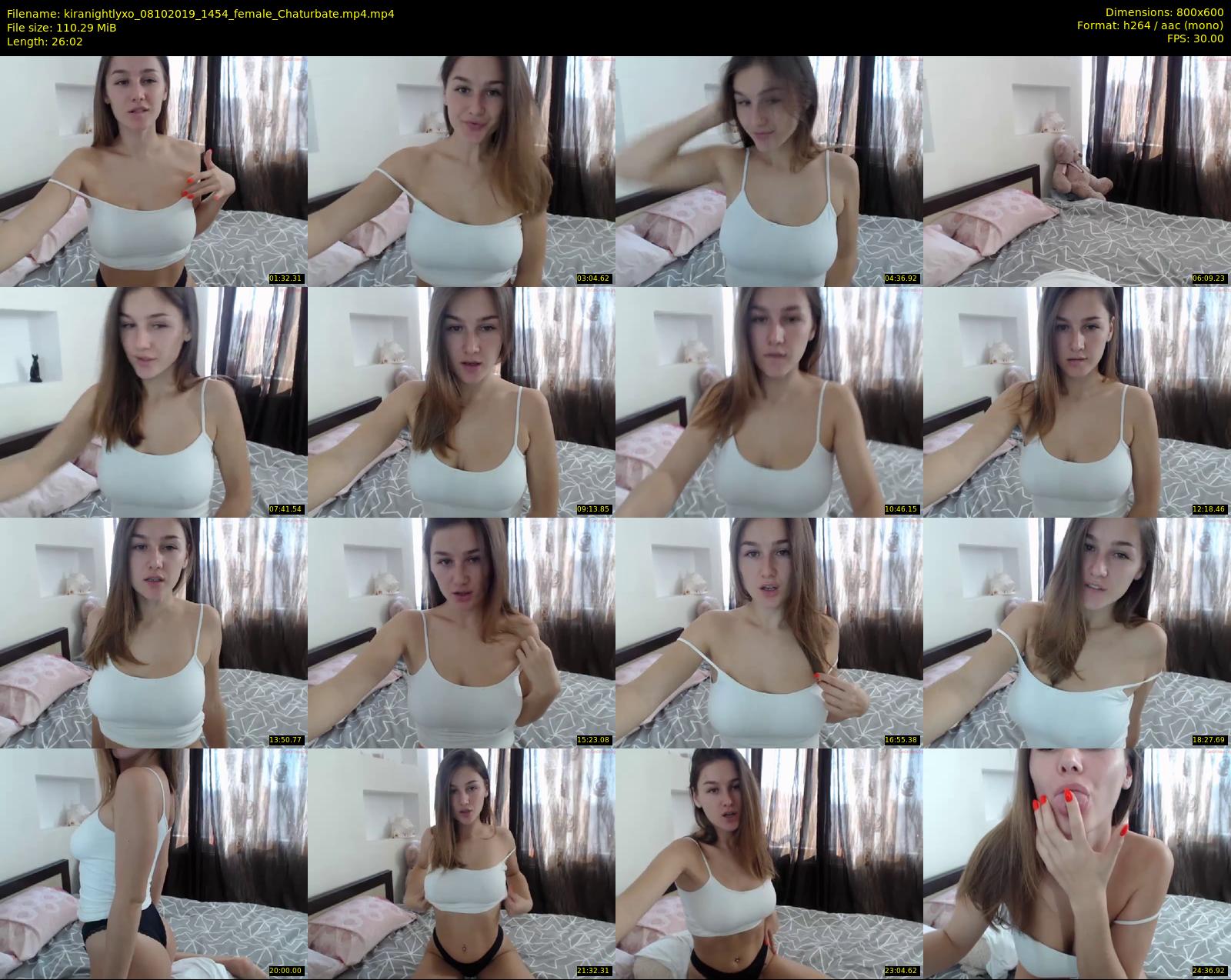 kiranightlyxo — 27 minute Chaturbate female cam show recording, 480p, Oct 8, 2019