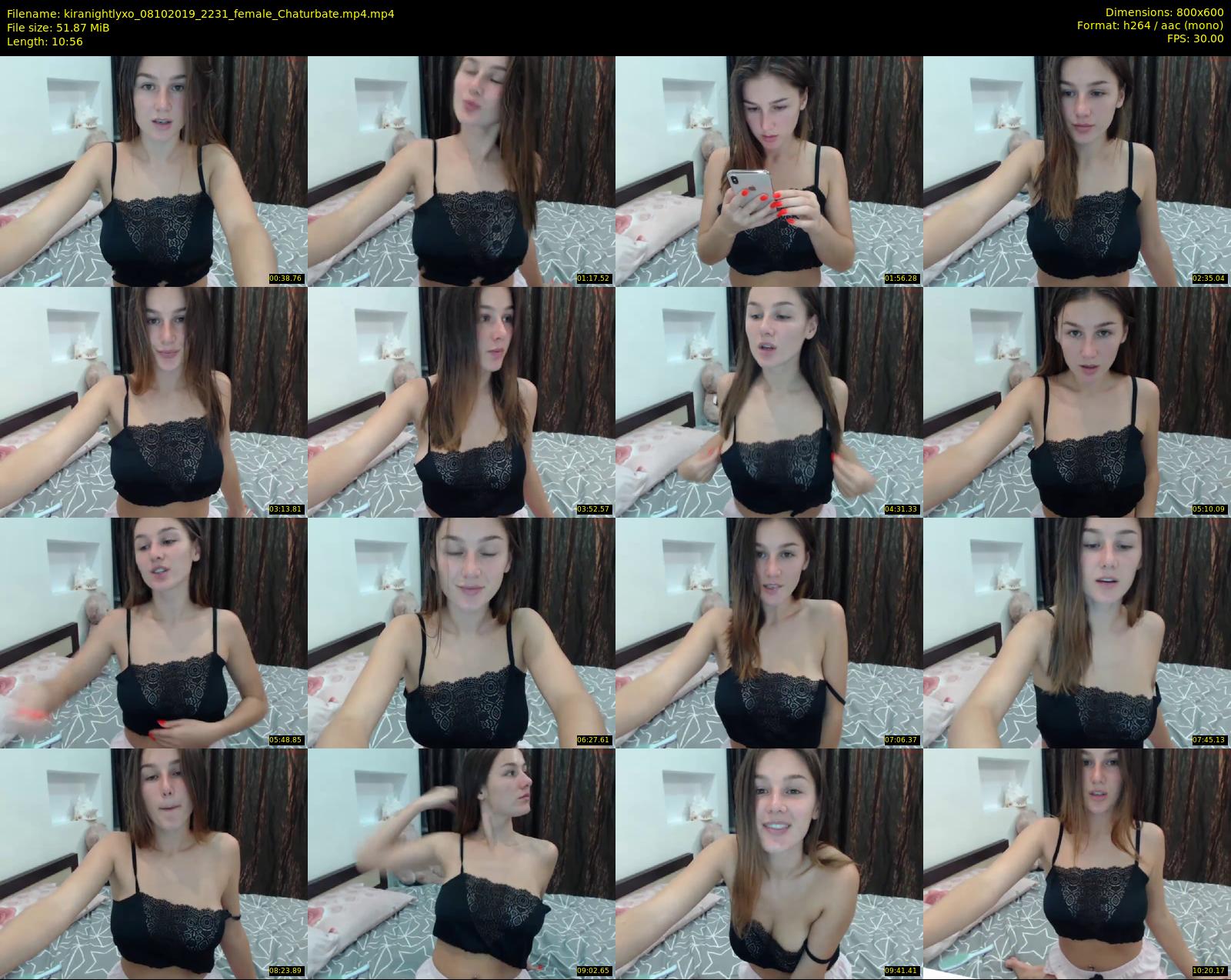 kiranightlyxo — 11 minute Chaturbate female cam show recording, 480p, Oct 8, 2019